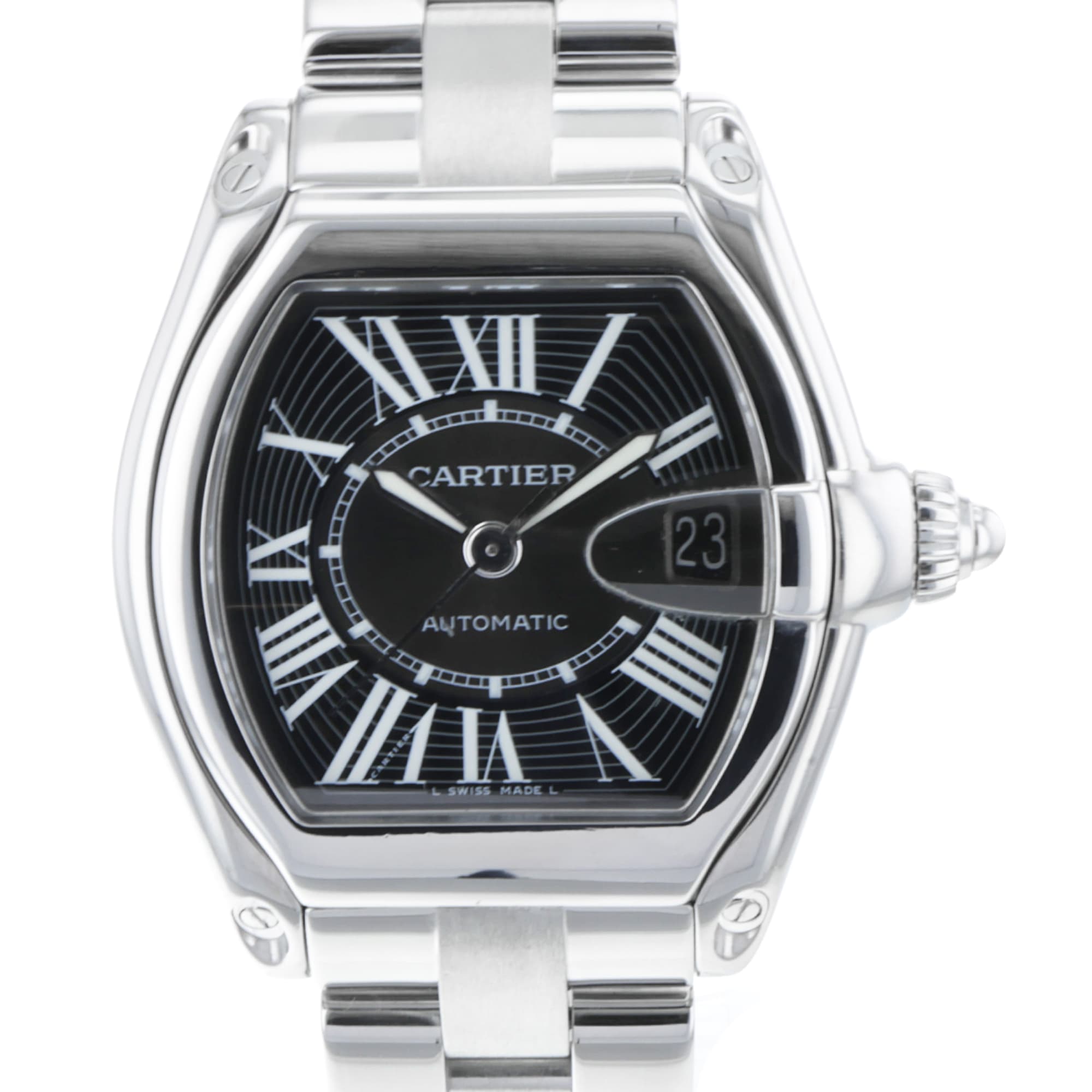 Cartier Roadster 2510 37mm Automatic Date Stainless Steel