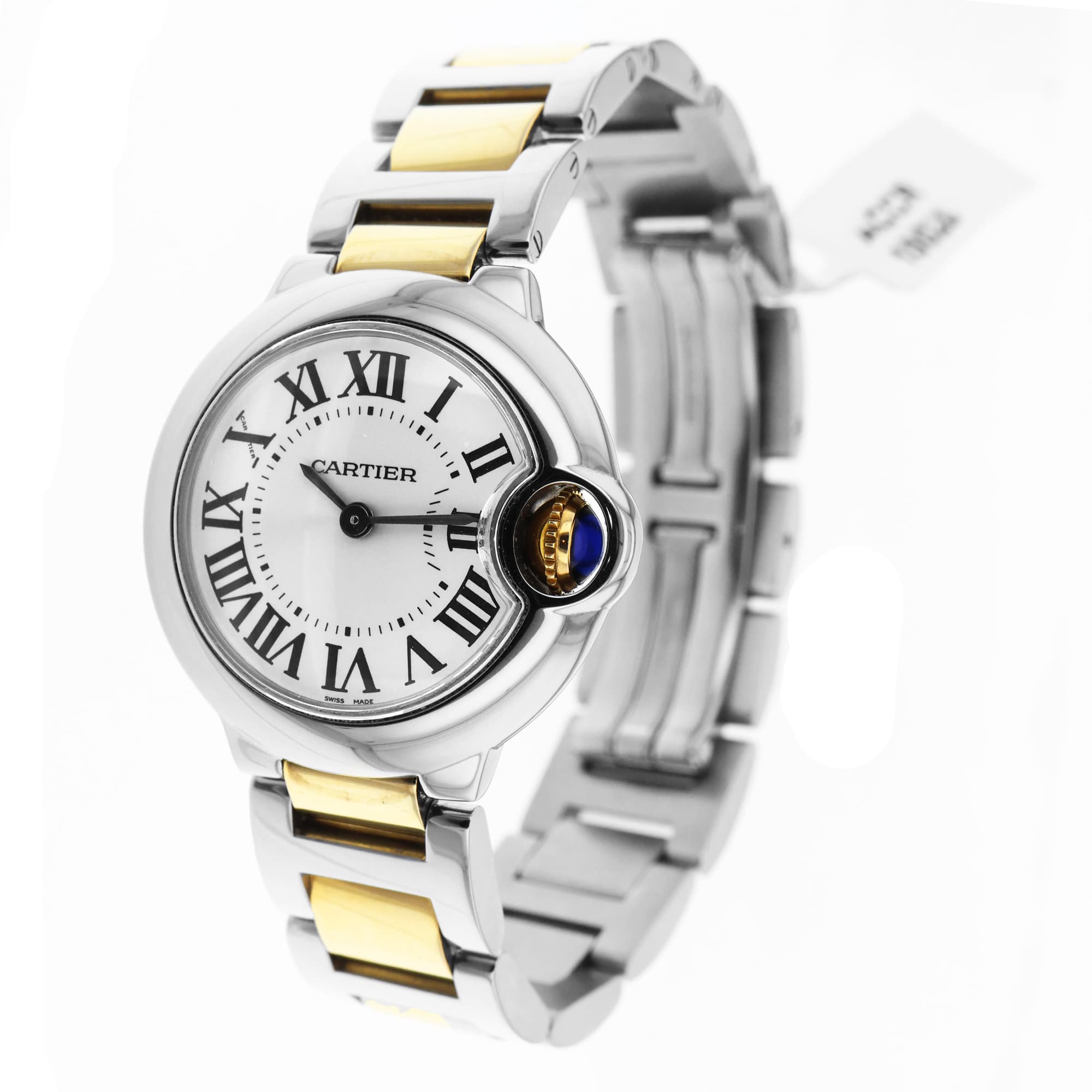 Cartier Ballon Bleu 3009 28mm Two tone 18K Yellow gold and Stainless steel