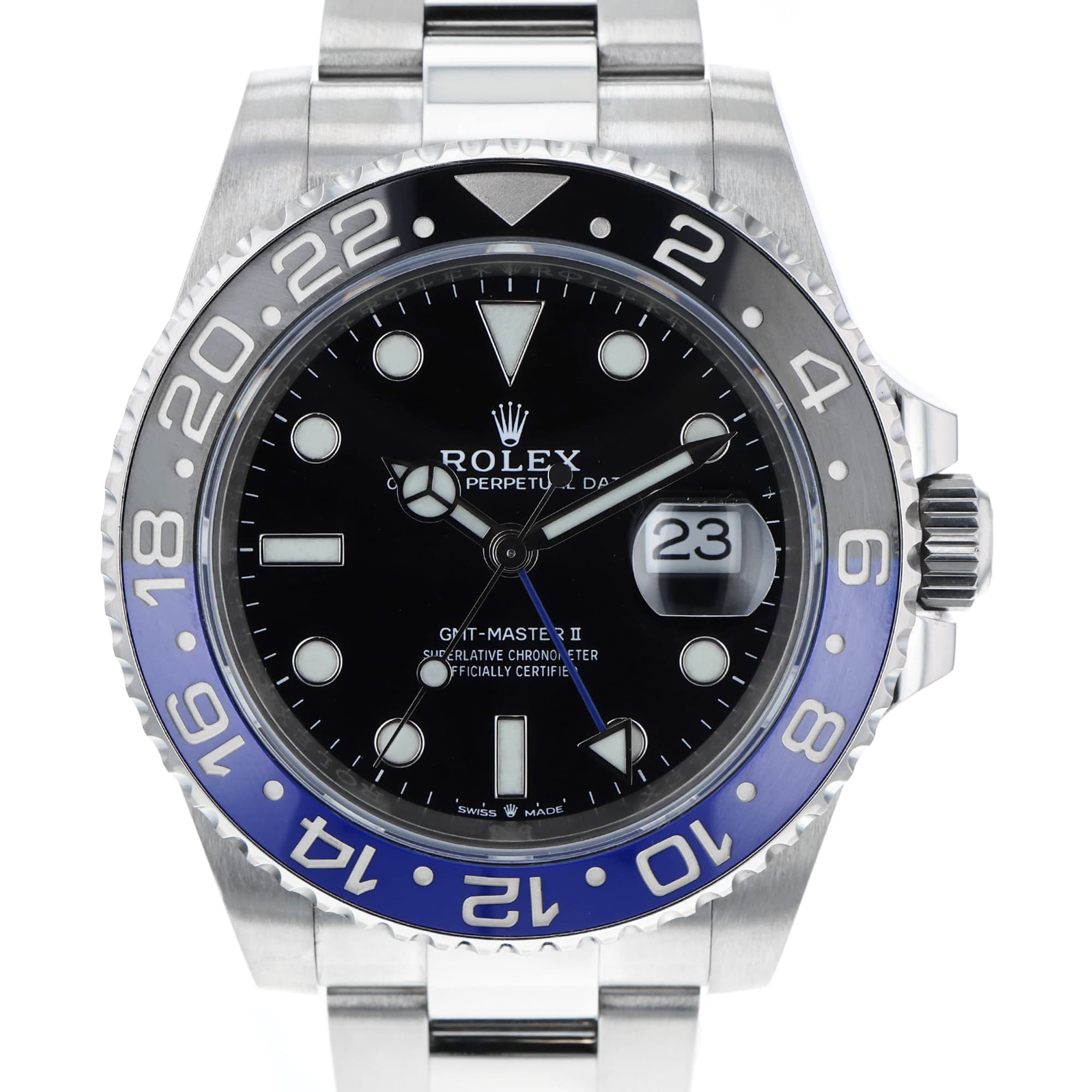 Rolex GMT 126710BLNR 40mm Batman Oyster bracelet Stainless Steel