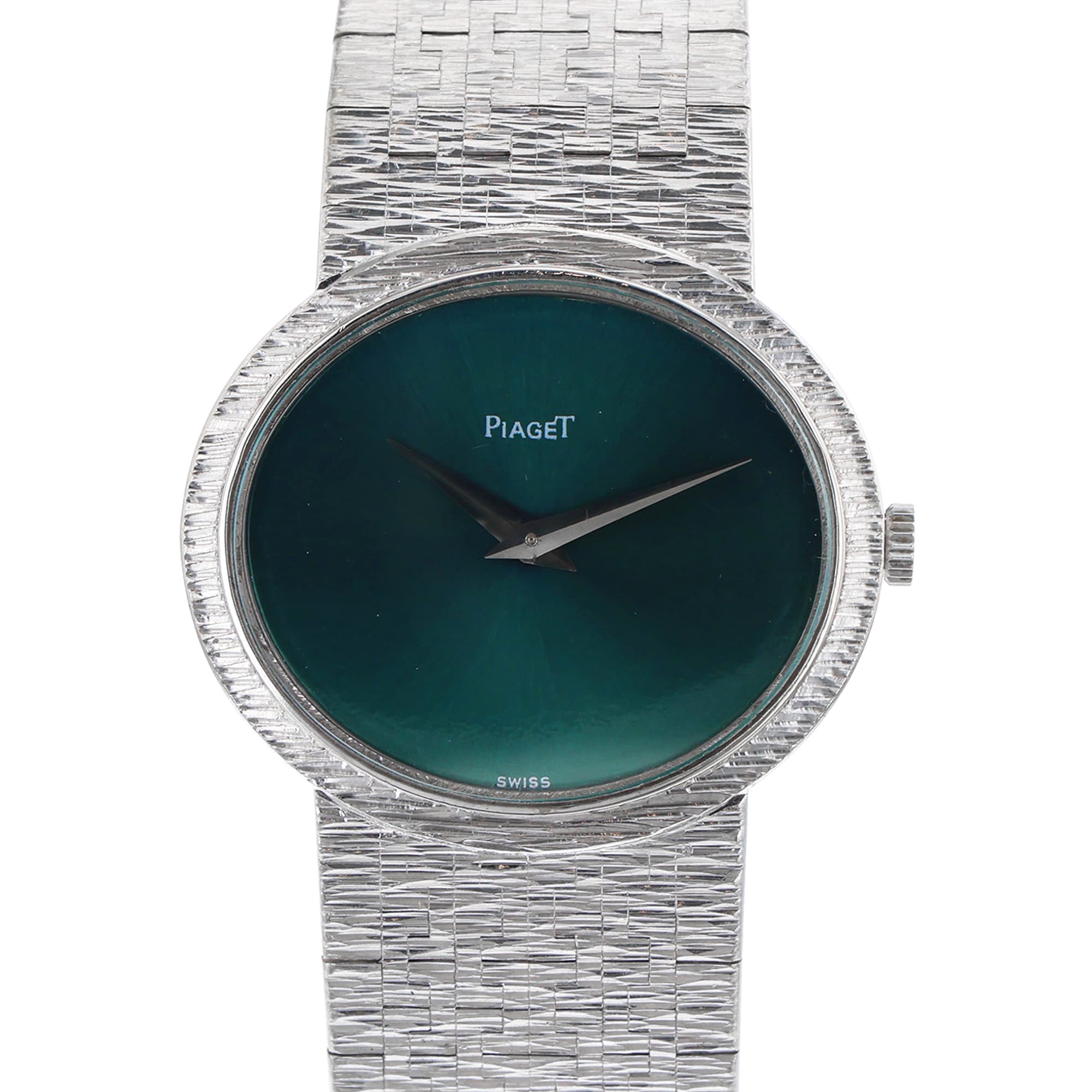 Piaget Vintage 9801A6 27mm 18K White Gold Circa 1990