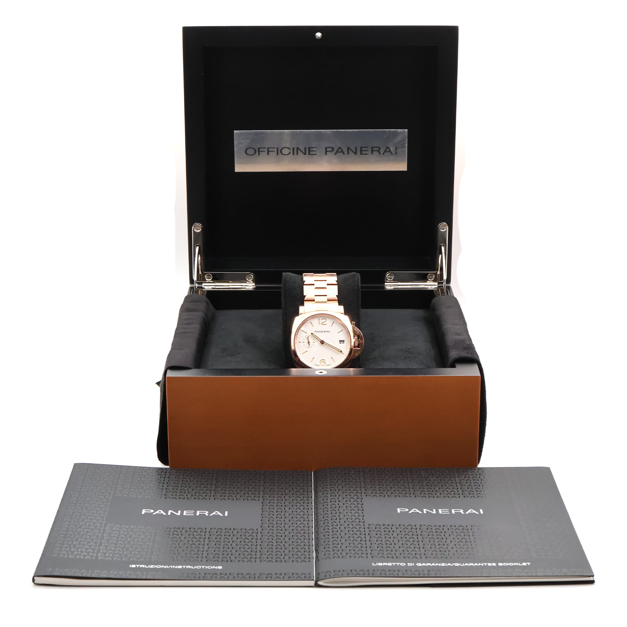 Panerai Due TuttoOro PAM1326 38mm limited 50 pieces white dial 18K rose gold