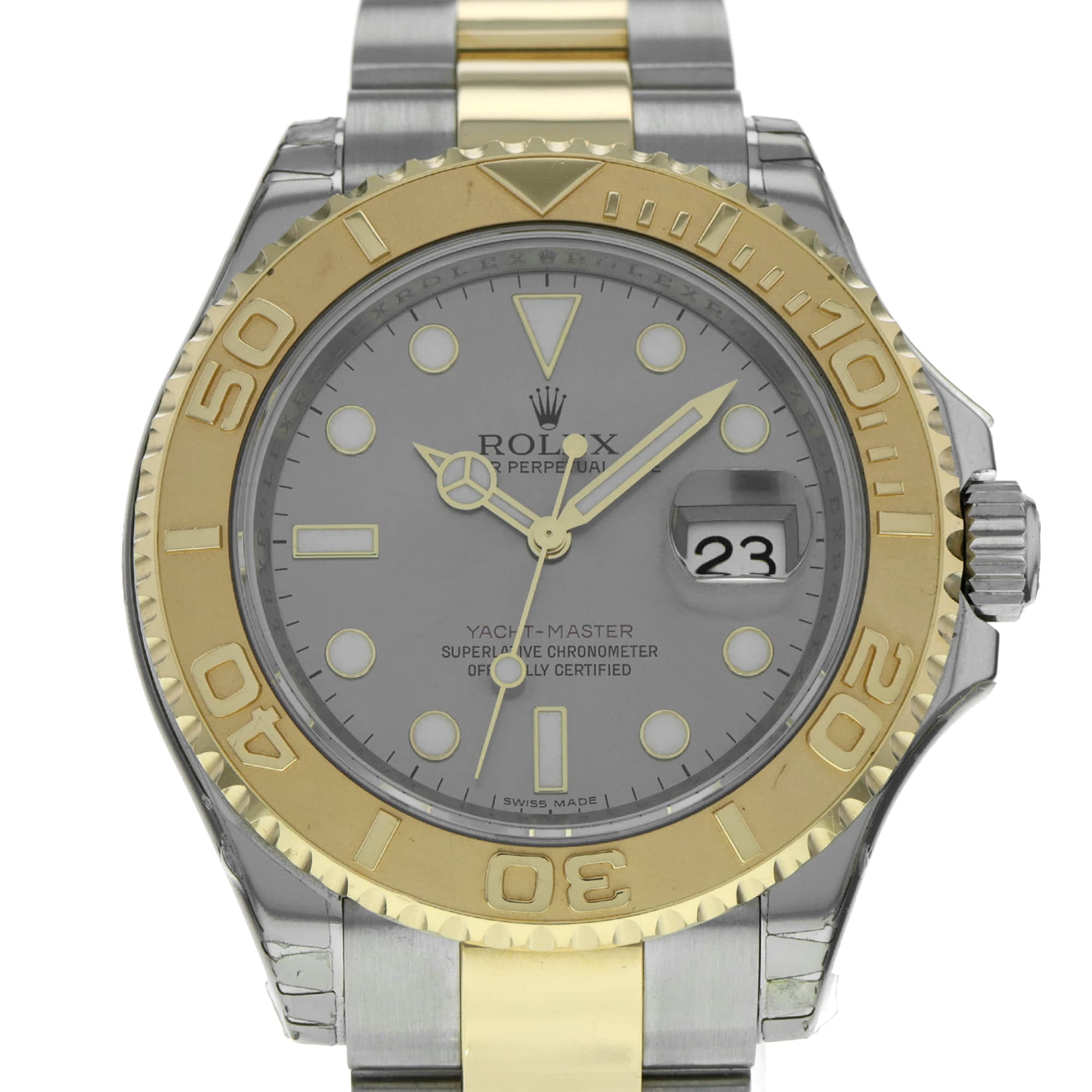 Rolex Yachtmaster 40 16623 Slate dial, some factory stickers