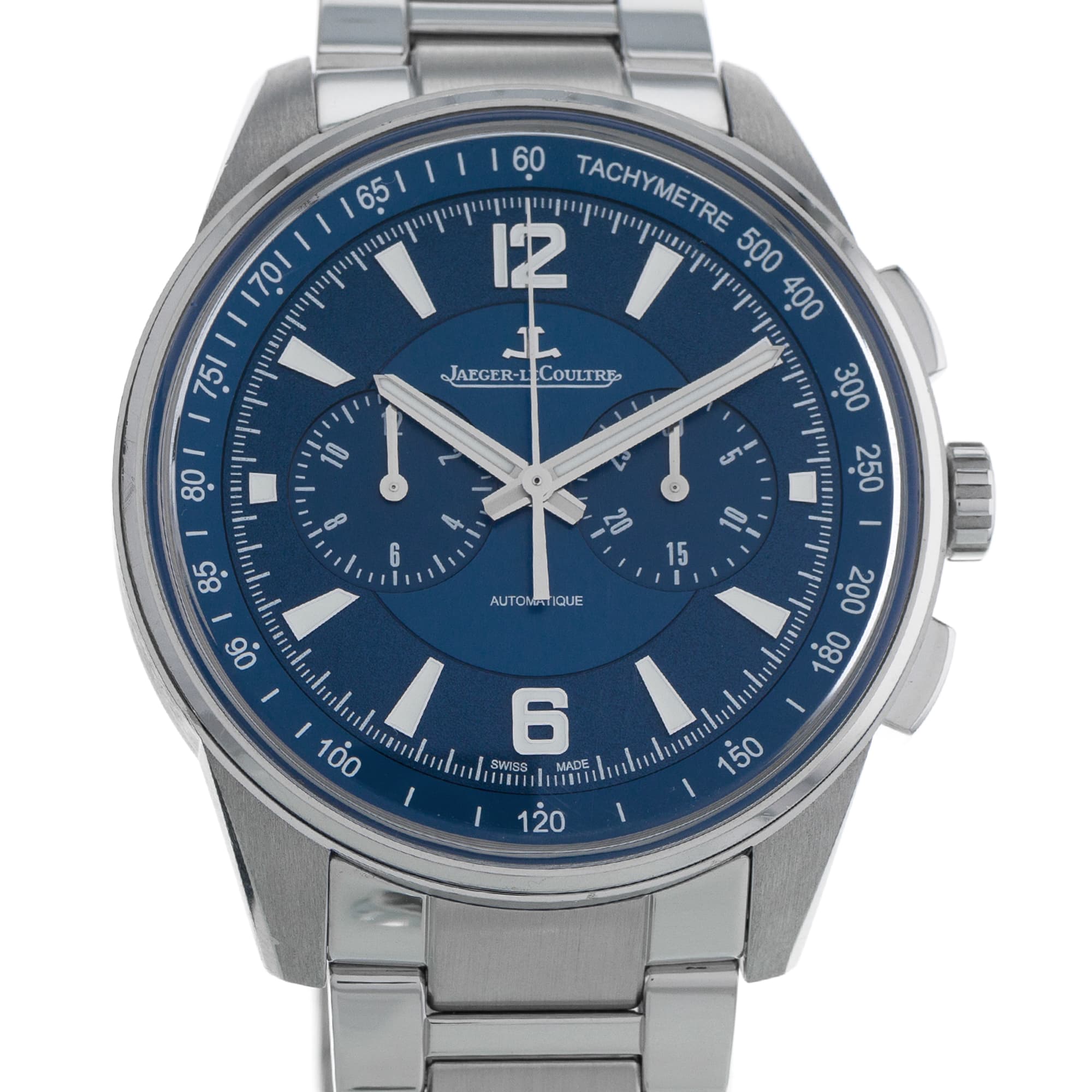 Jaeger-LeCoultre Polaris 842.8.C1.S Q9028180 42mm Chronograph Blue Tachymetre