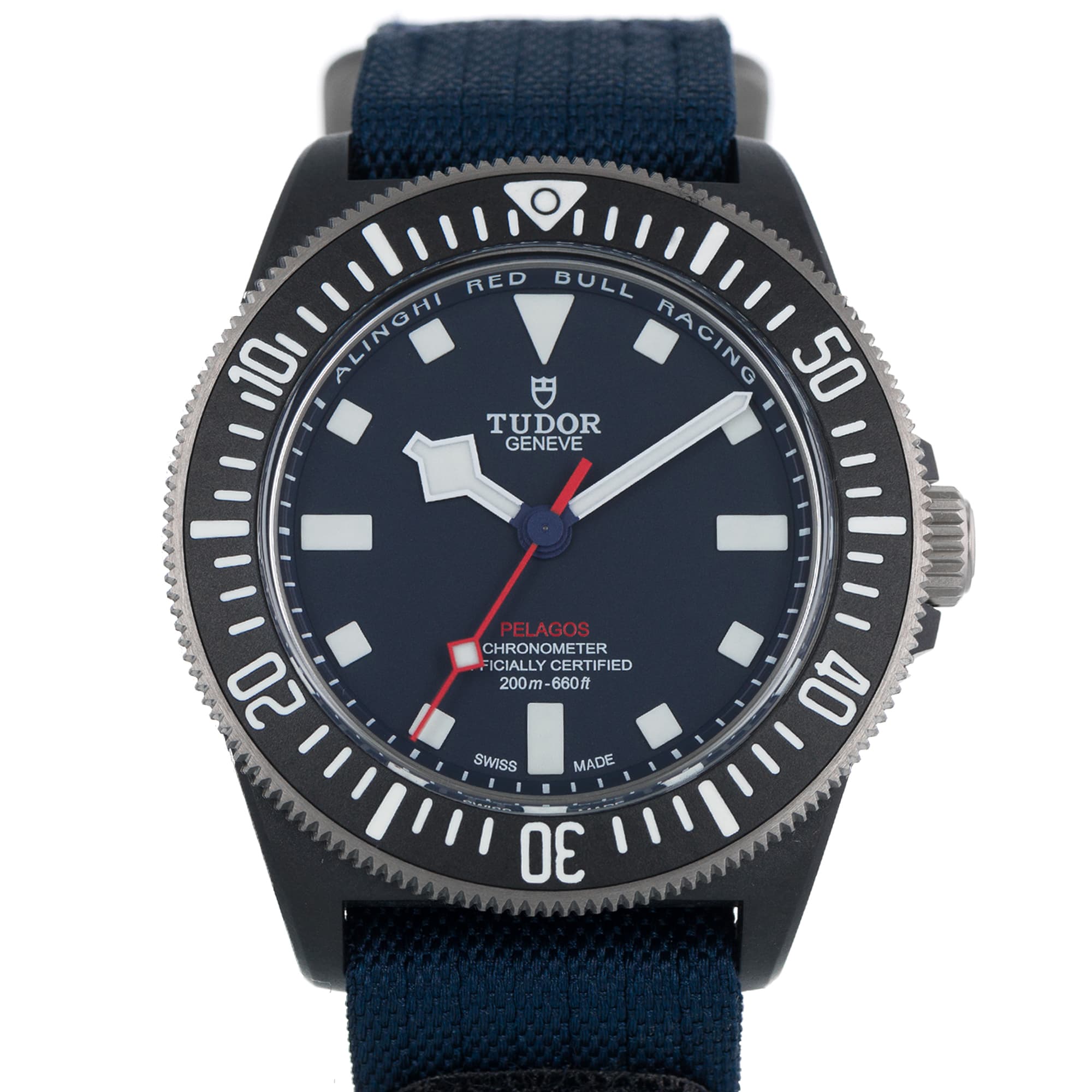 Tudor Pelagos 25707KN Unworn Alinghi FDX Red Bull Racing Blue Dial Box & Papers