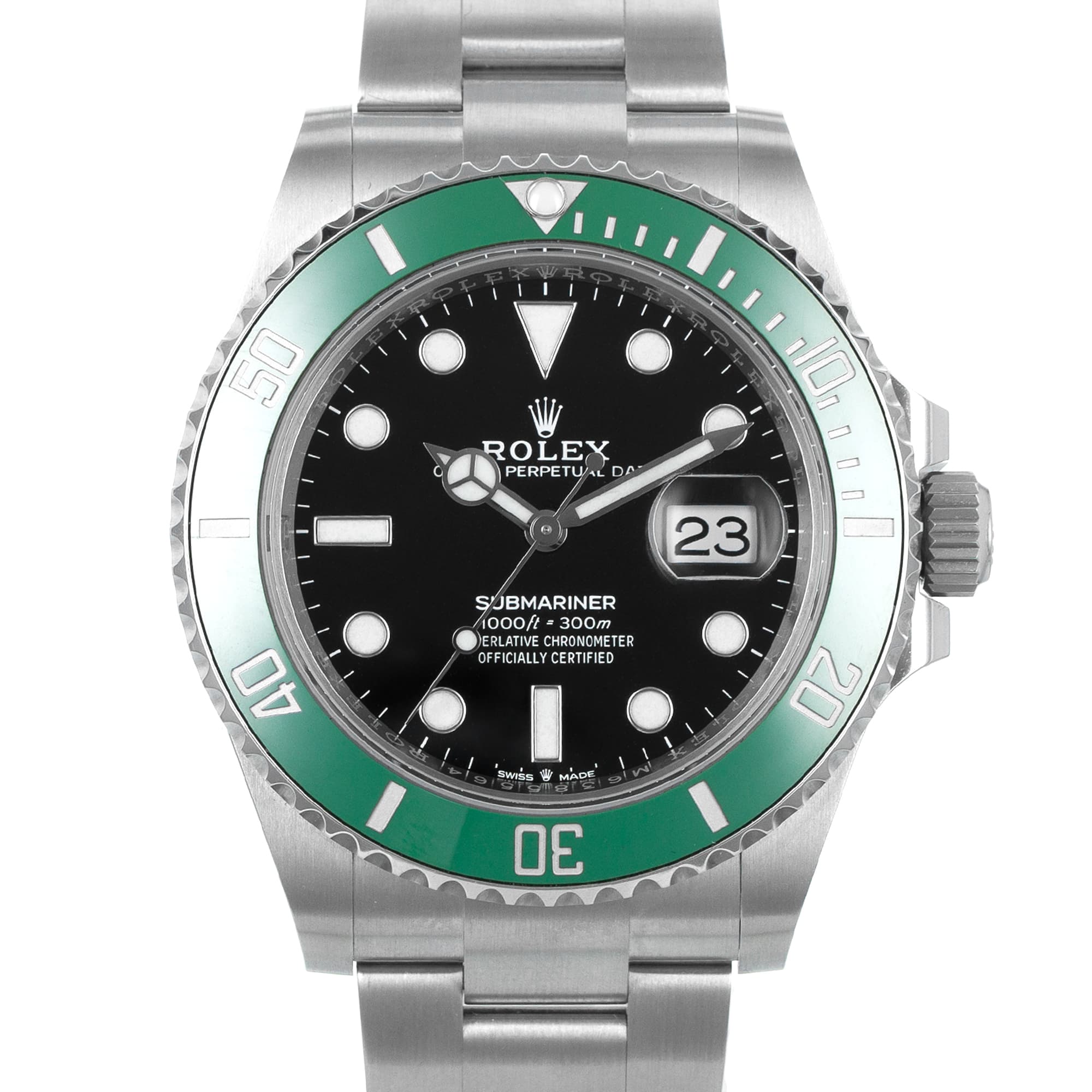 Rolex Submariner 126610LV 2020 Green Card Date Black Dial Starbucks Mens Watch