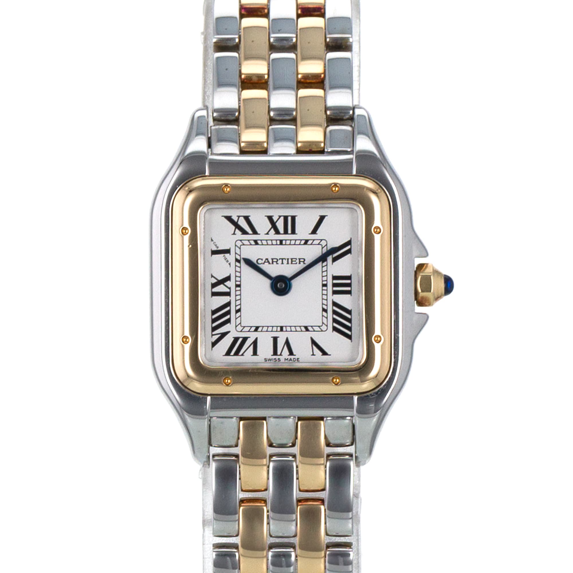 Cartier Panthere W2PN0006 4023 22mm Small Roman Yellow Gold Quartz Ladies Watch