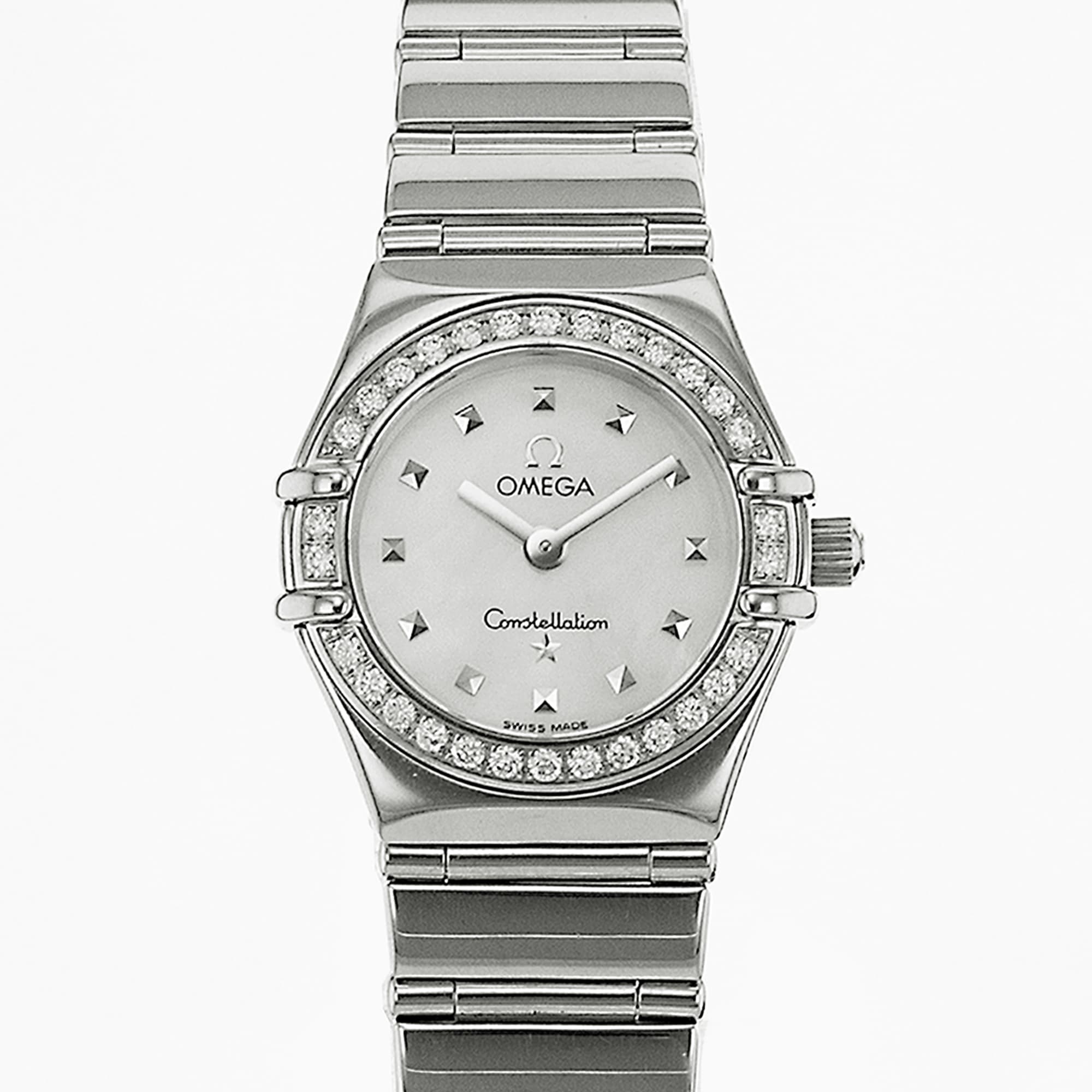 Omega Constellation 1465.71.00 Diamond Mother Of Pearl Dial Steel Ladies Watch