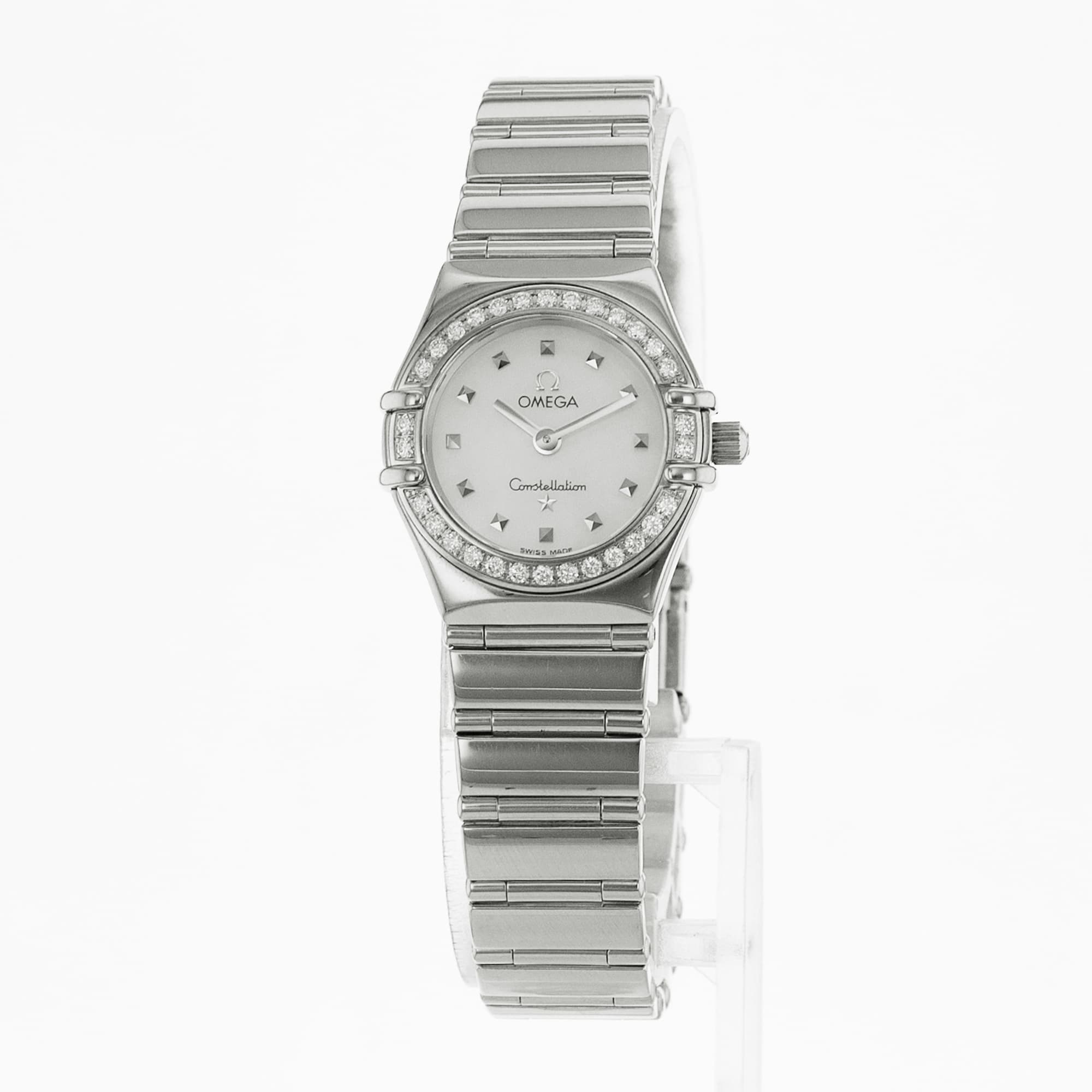 Omega Constellation 1465.71.00 Diamond Mother Of Pearl Dial Steel Ladies Watch
