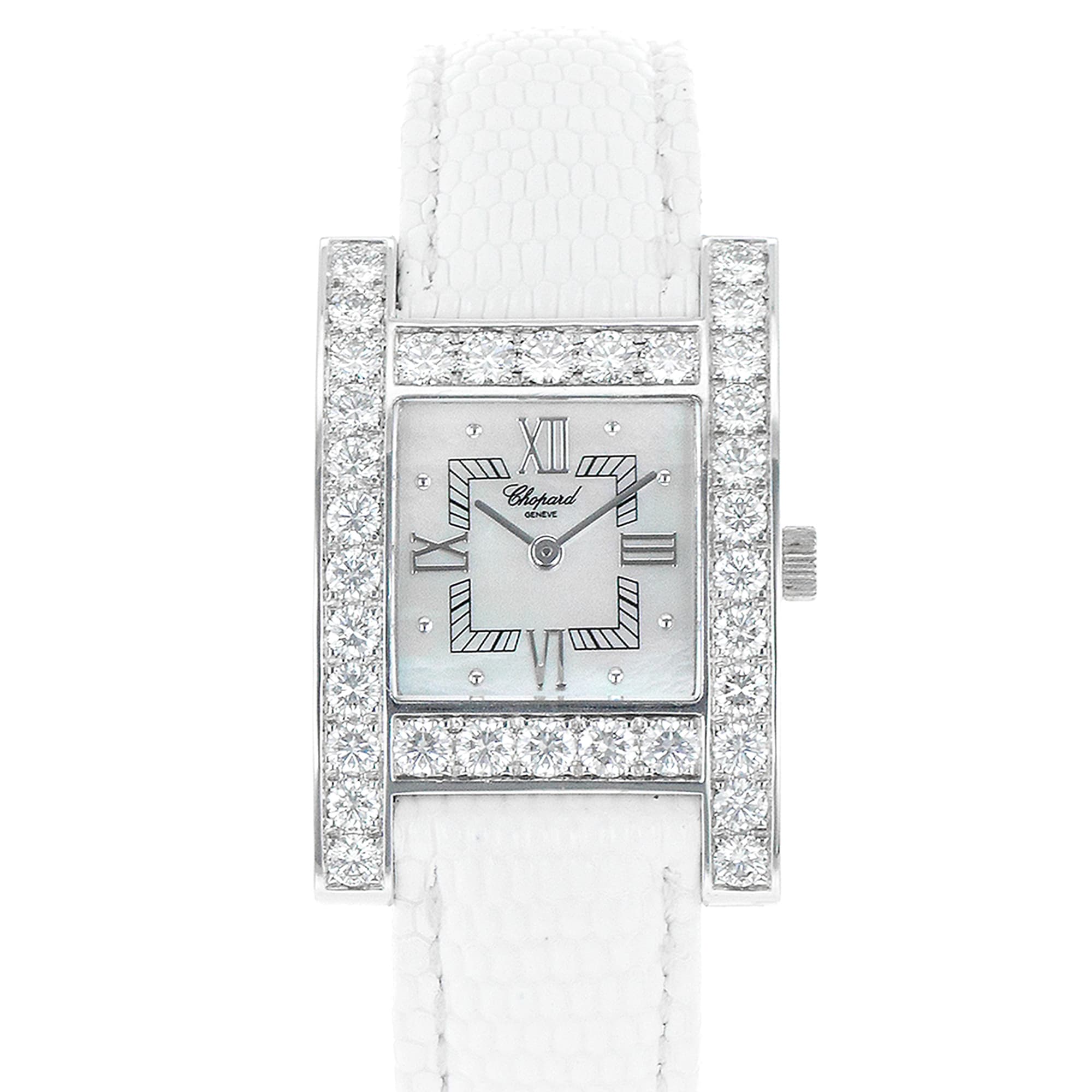 Chopard Your Hour 445 1 Factory Diamond Mother of Pearl White Gold Ladies Watch