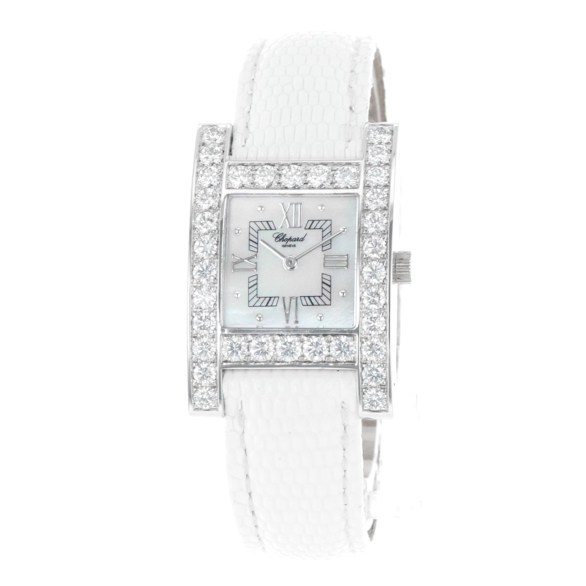 Chopard Your Hour 445 1 Factory Diamond Mother of Pearl White Gold Ladies Watch