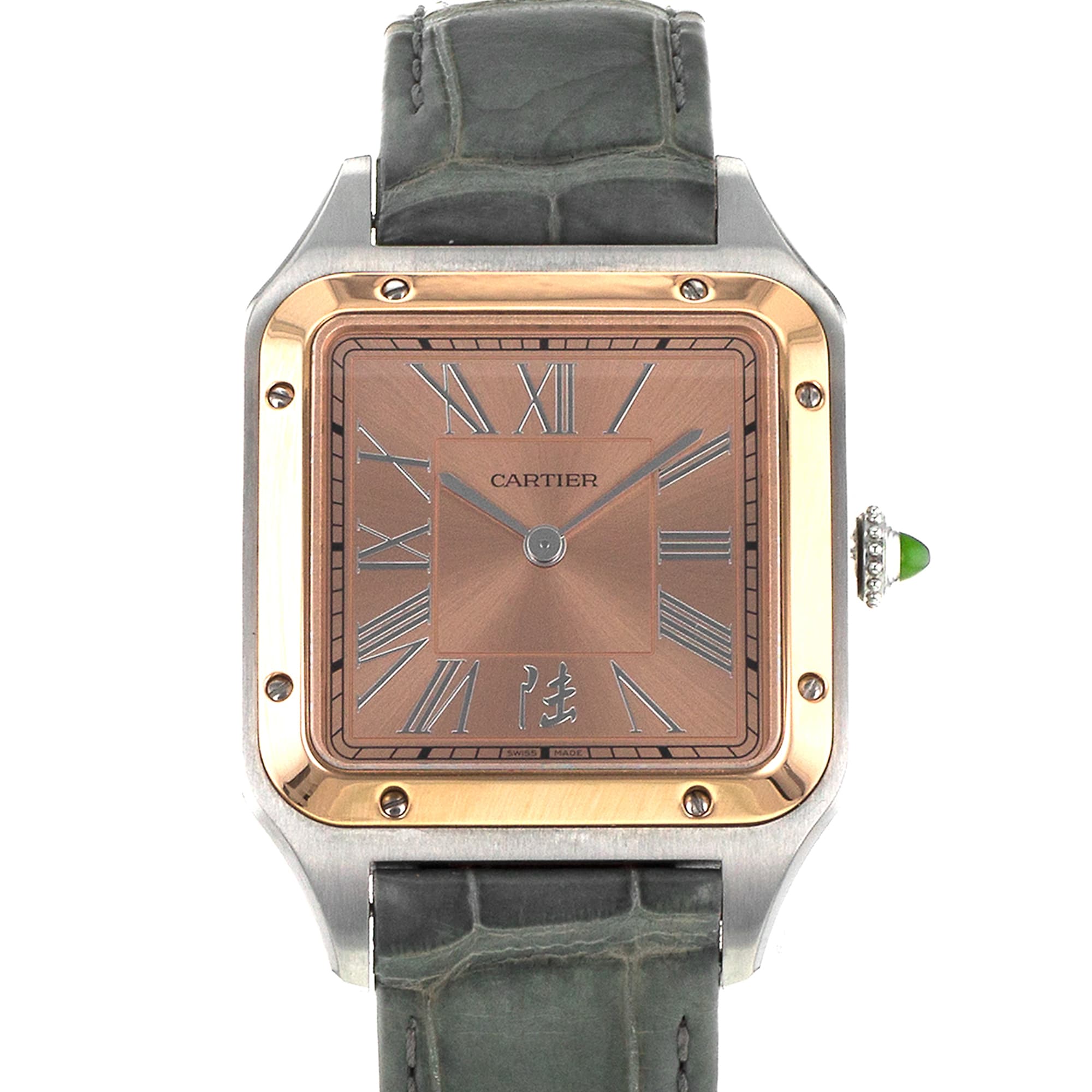 Cartier Santos Dumont W2SA0027 4298 Chrina Limited 300 Salmon Mens Watch 2023