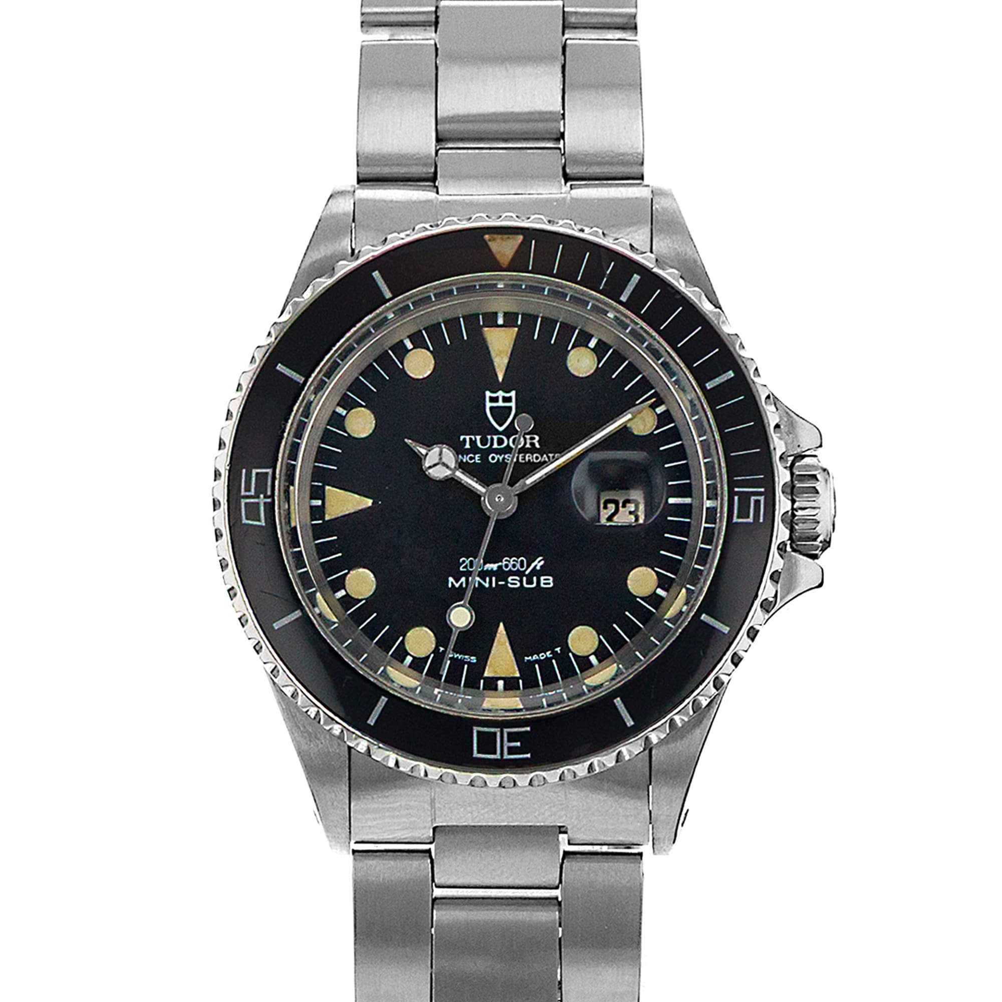 Tudor Prince Oysterdate 94400 Mini-SUB Submariner 33mm Steel Mens Watch 1990
