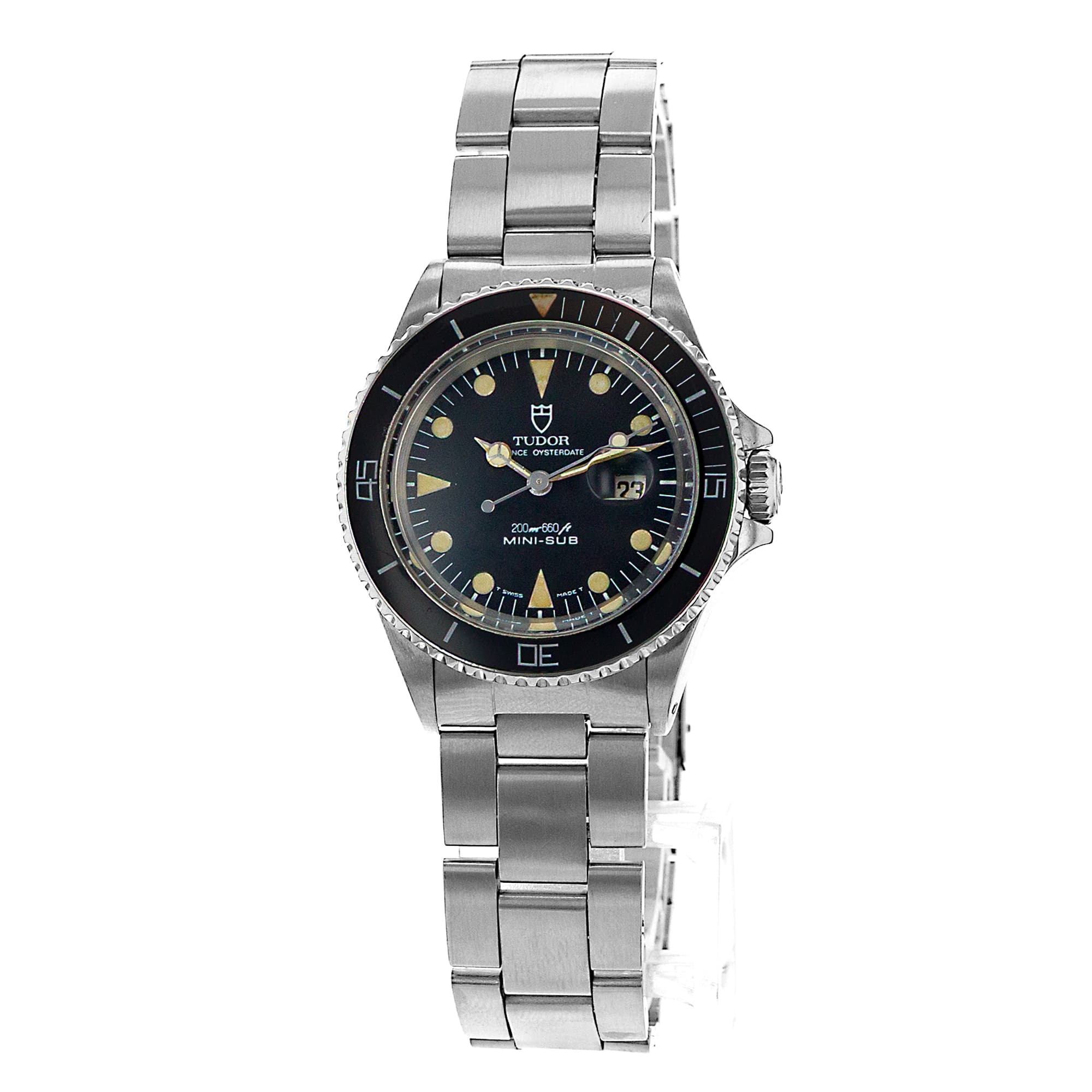 Tudor Prince Oysterdate 94400 Mini-SUB Submariner 33mm Steel Mens Watch 1990