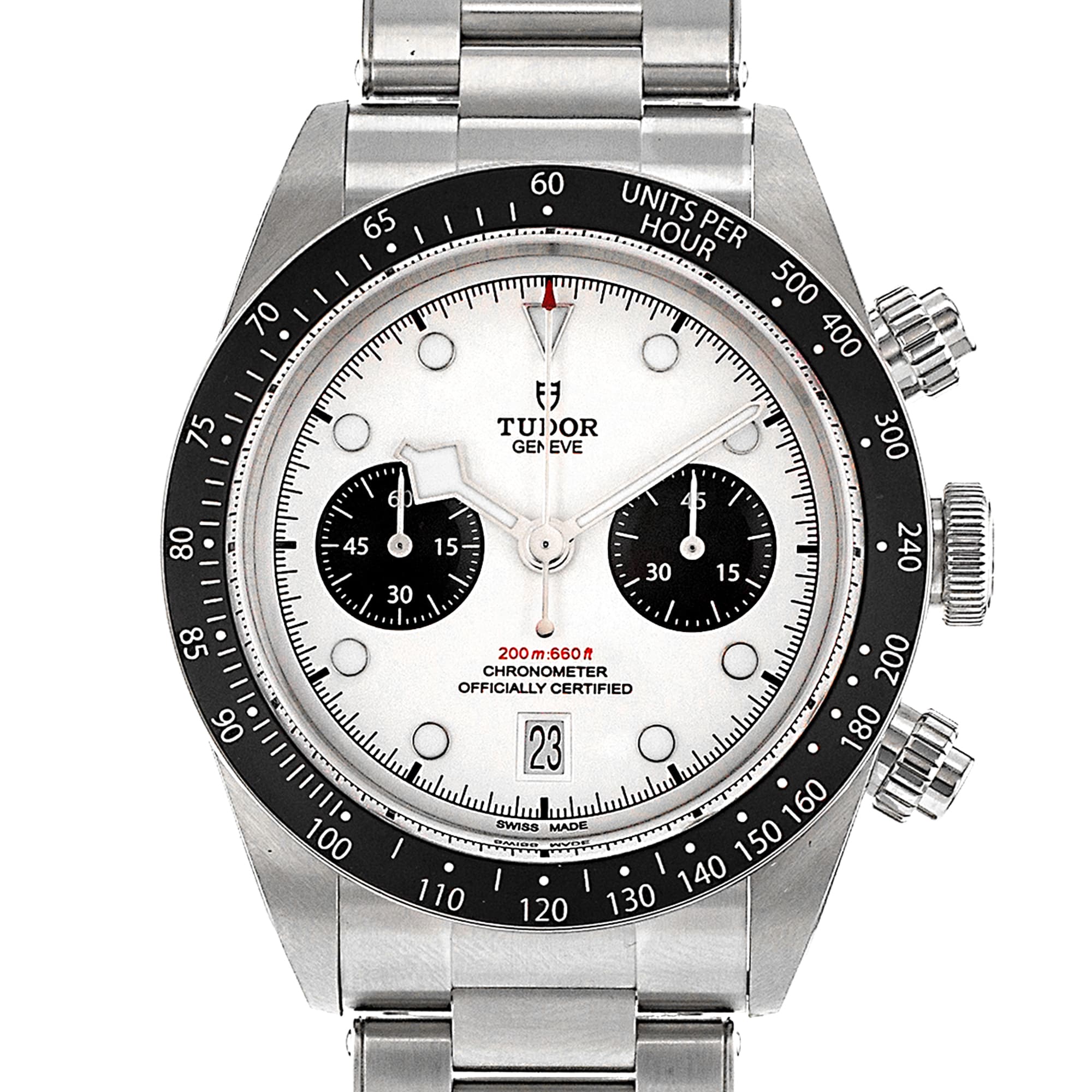 Tudor Black Bay Chrono M79360N-0002 41mm White Steel Chronograph Mens Watch 2020