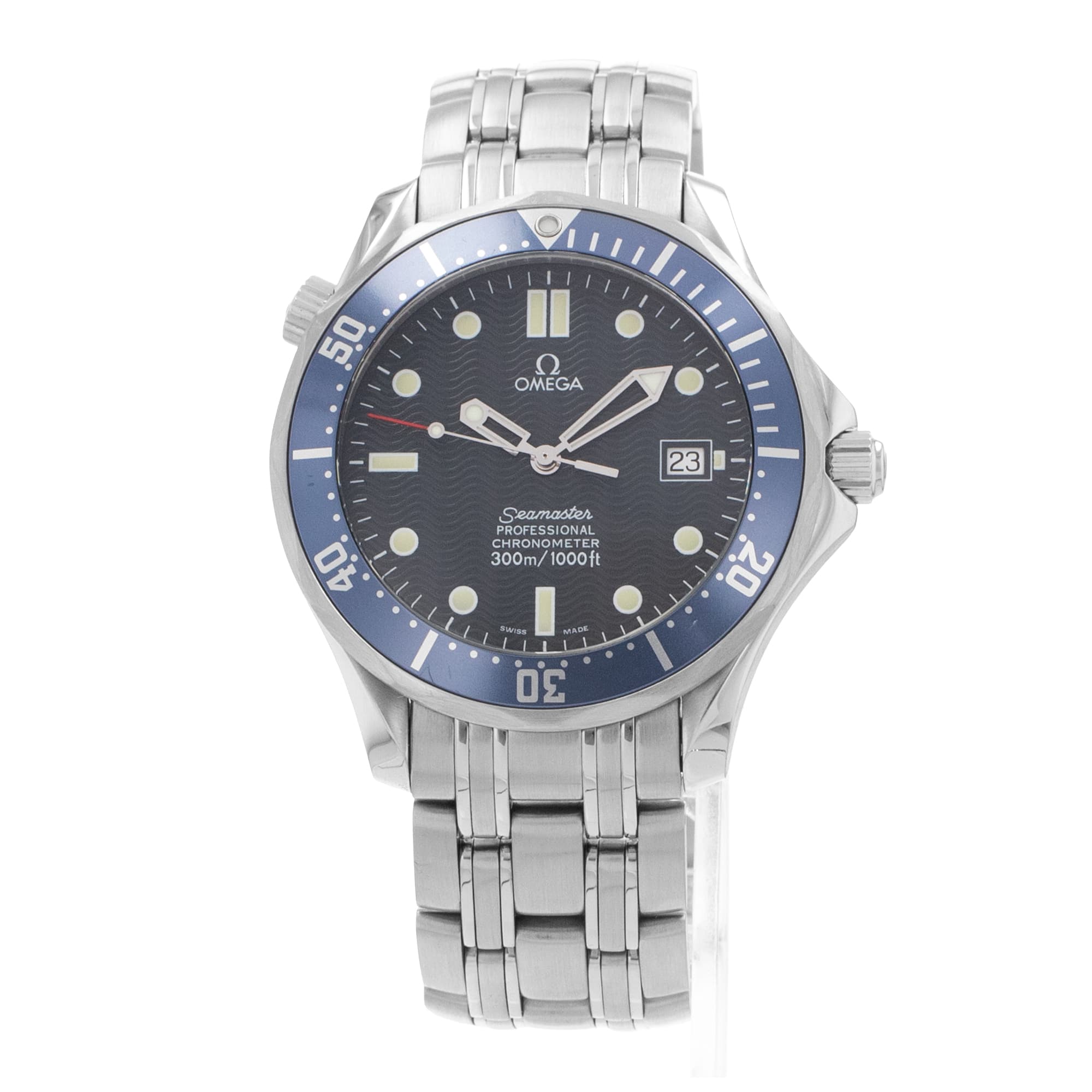 Omega Seamaster 2531.80 41mm Blue Index Steel James Bond Mens Watch