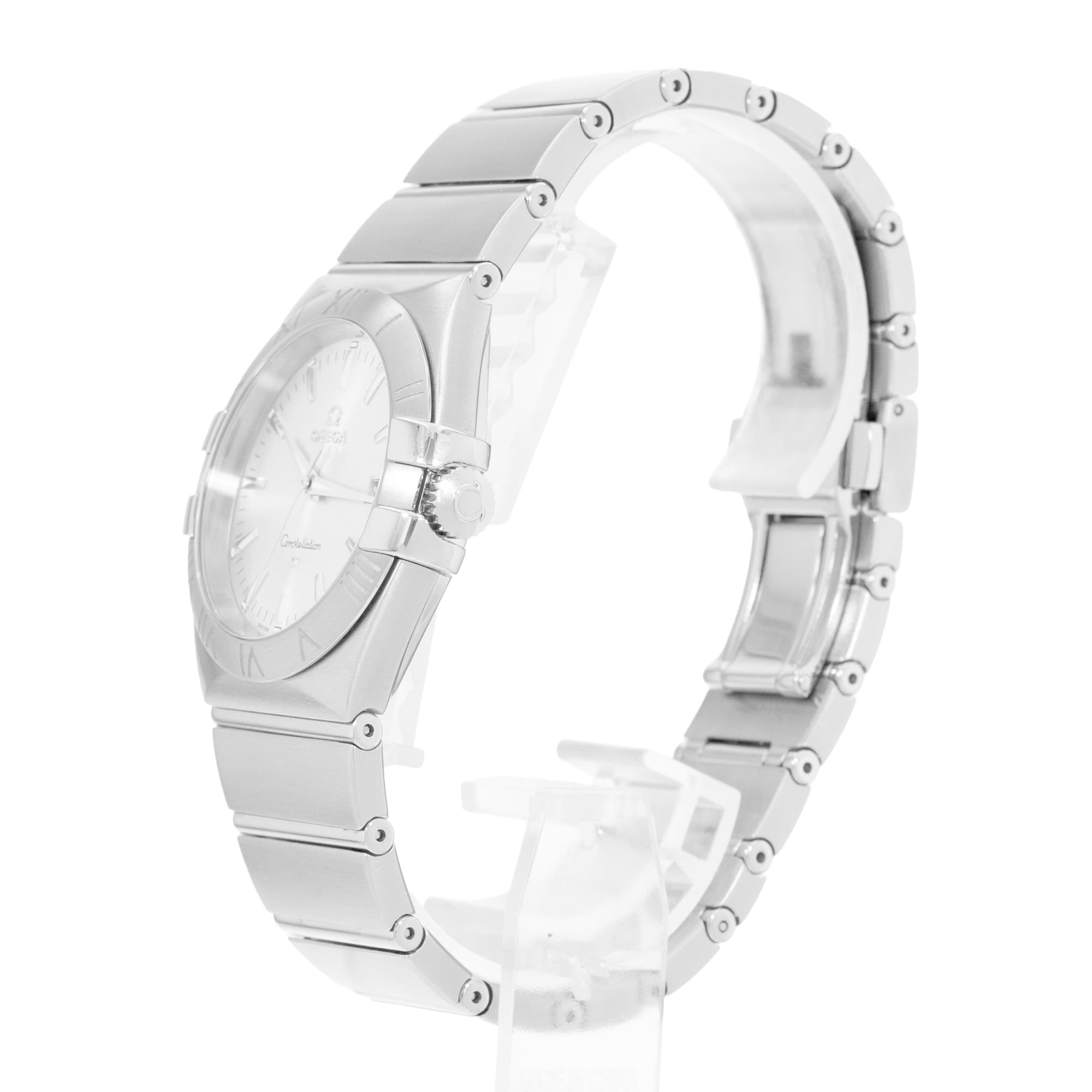 Omega Constellation 123.10.35.60.02.001 35mm Silver Index Dial Steel Mens Watch