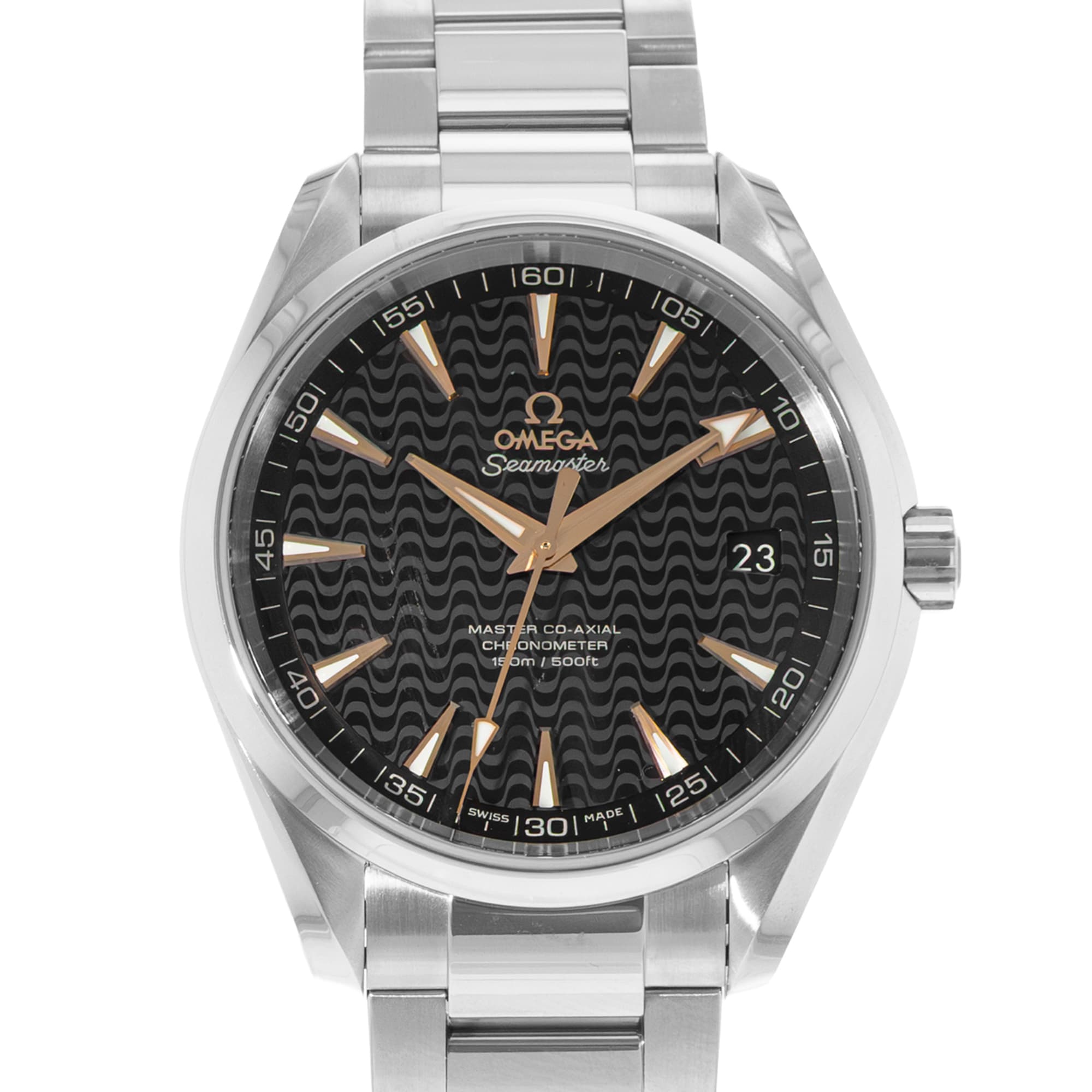 Omega Seamaster Aqua Terra 231.10.42.21.01.006 Black Steel Automatic Mens Watch