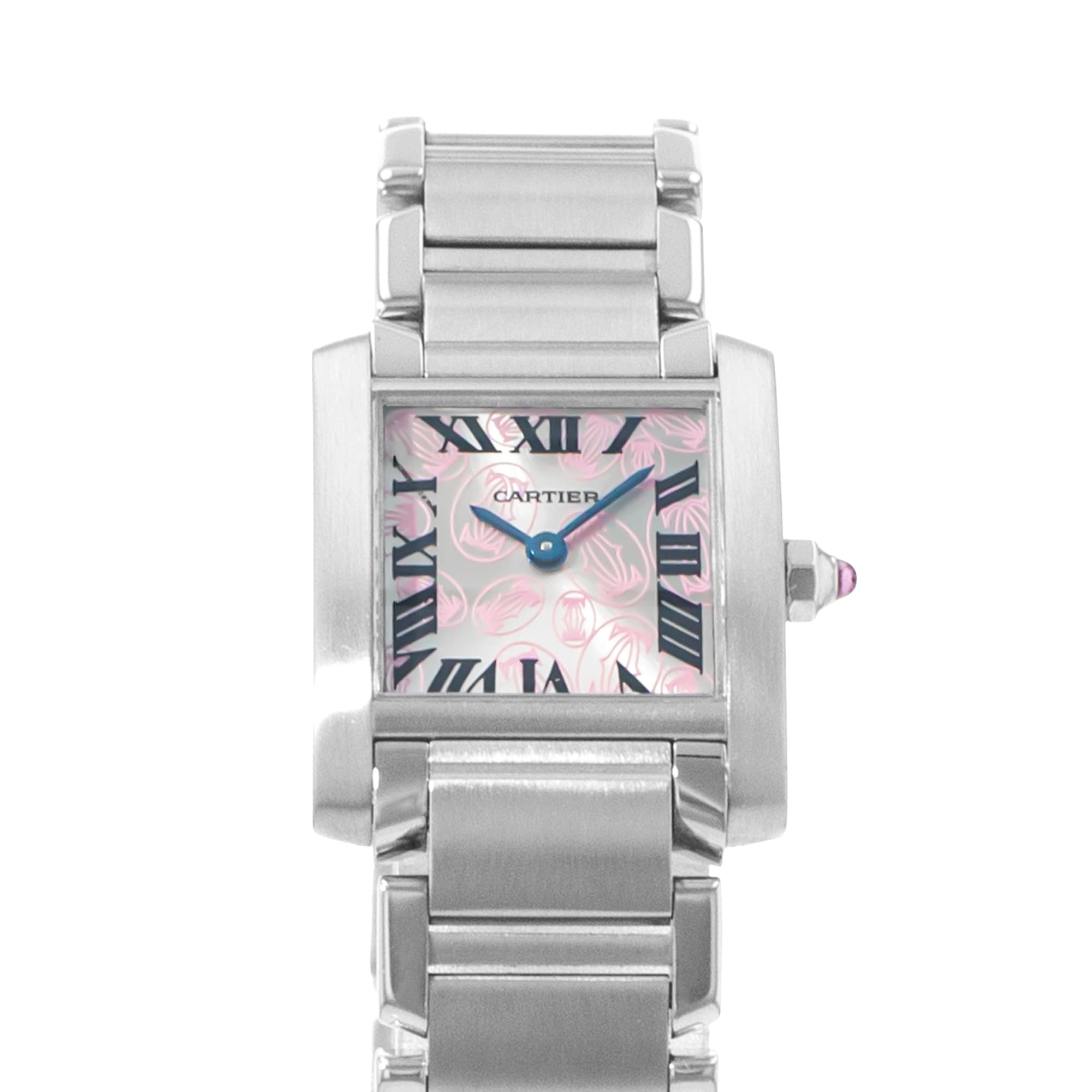 Cartier Tank Francaise W51031Q3 2384 20mm Pink Limited Edition Ladies Watch