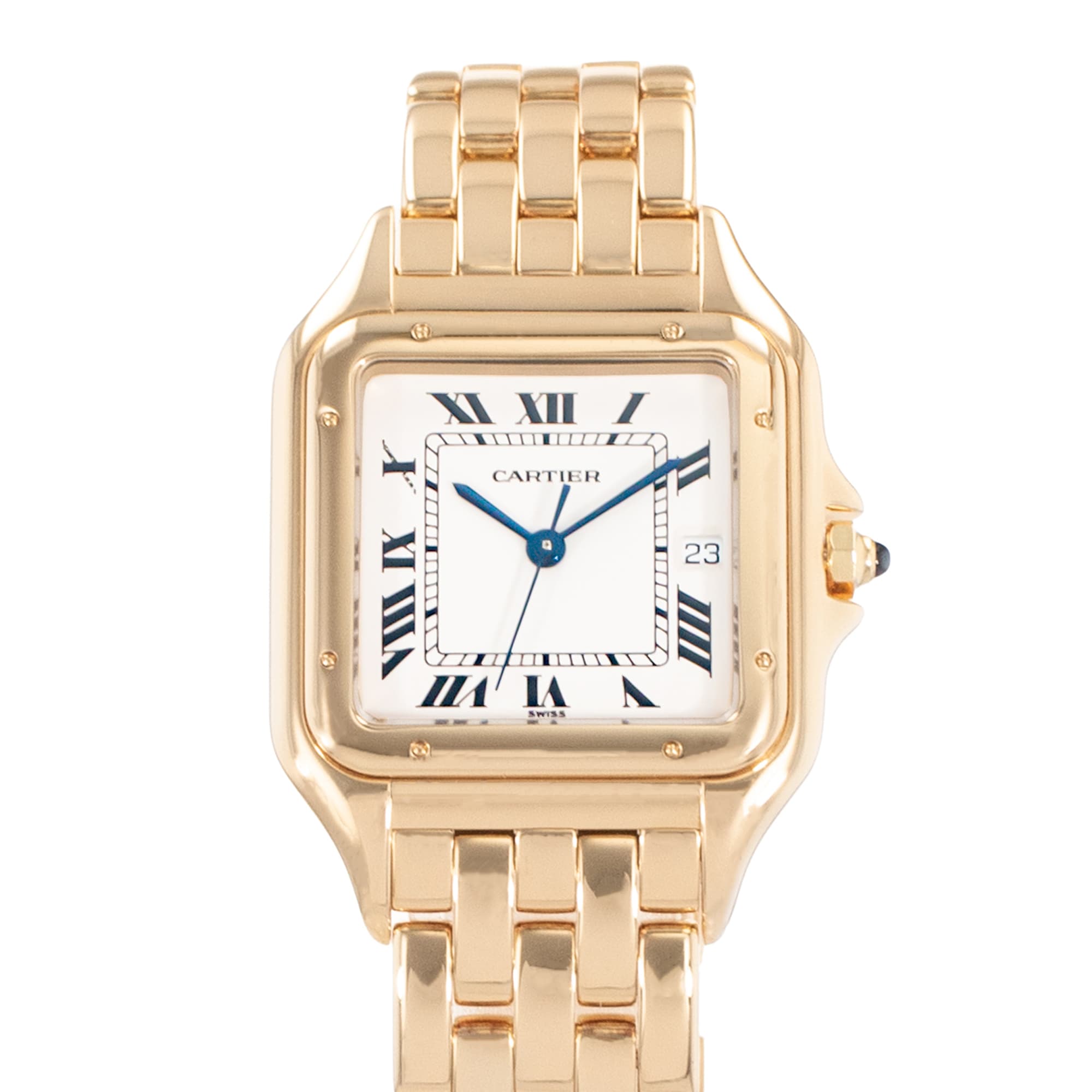 Cartier Panther W25014B9 1060 2 27mm XL Yellow Gold Quartz Mens Watch