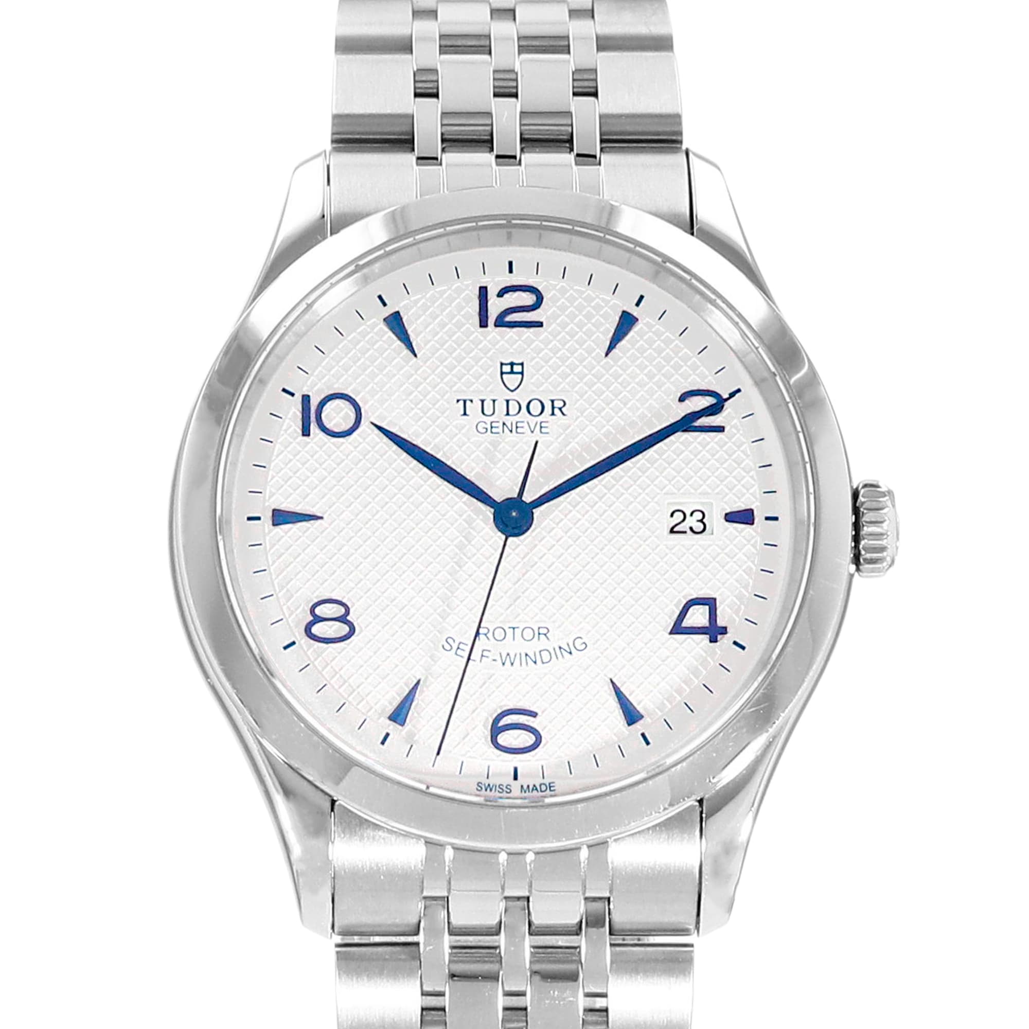 Tudor 1926 91550 39mm White Opaline Arabic Steel Automatic Mens Watch 2023