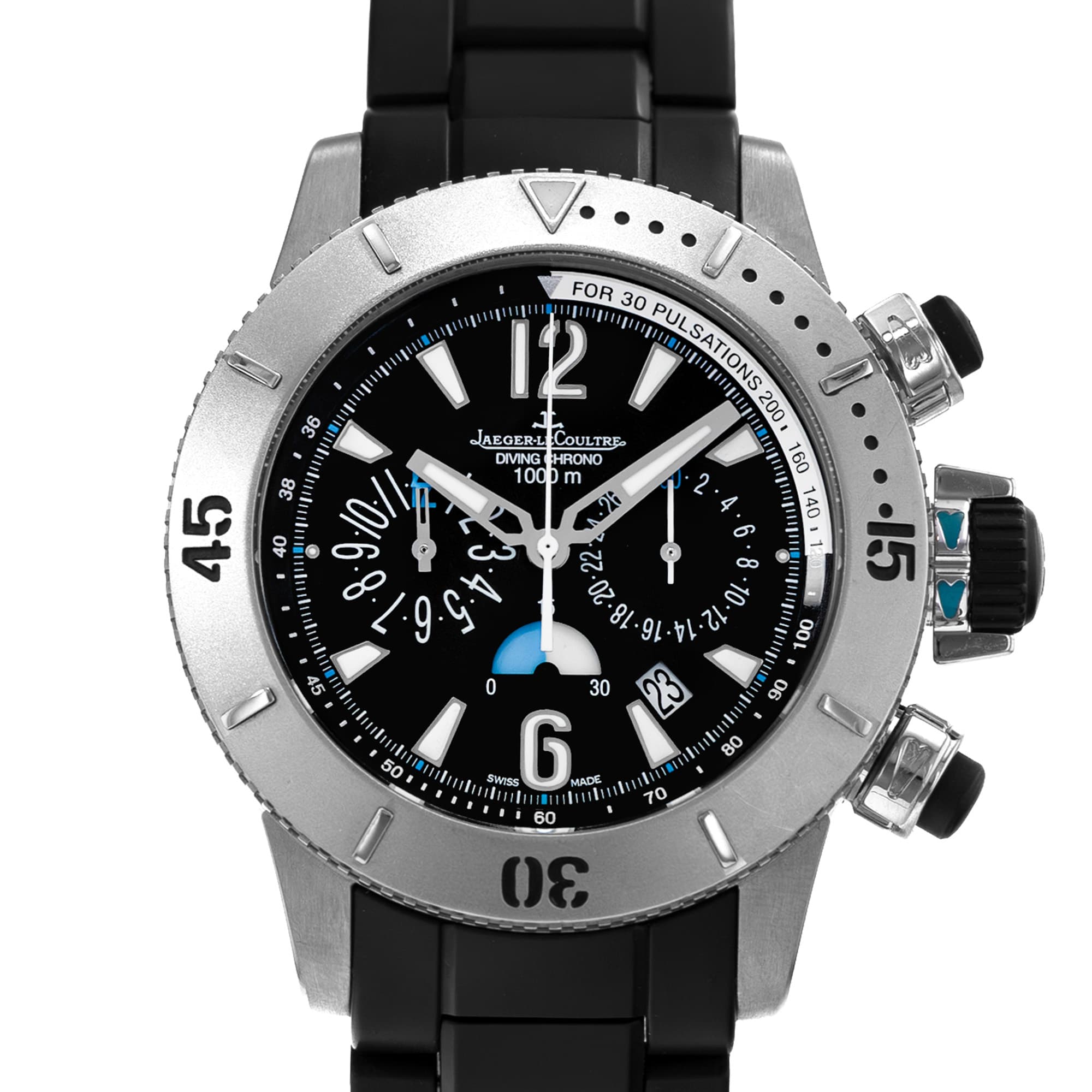 Jaeger-LeCoultre Master Compressor Diving Chronograph Q186T770 Titanium Mens