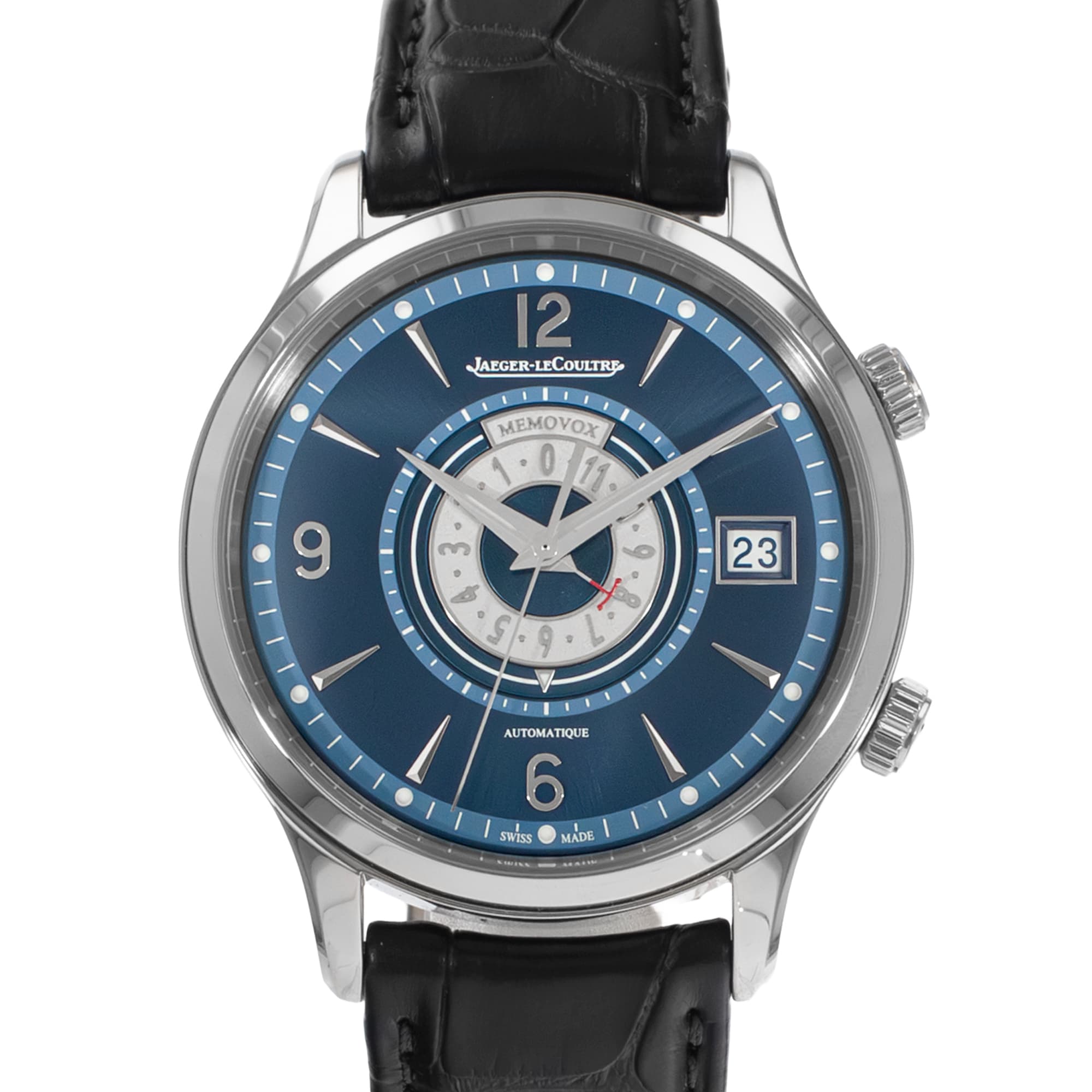 Jaeger-LeCoultre Master Memovox Q410848J Control 40mm Blue Mens Watch 2021