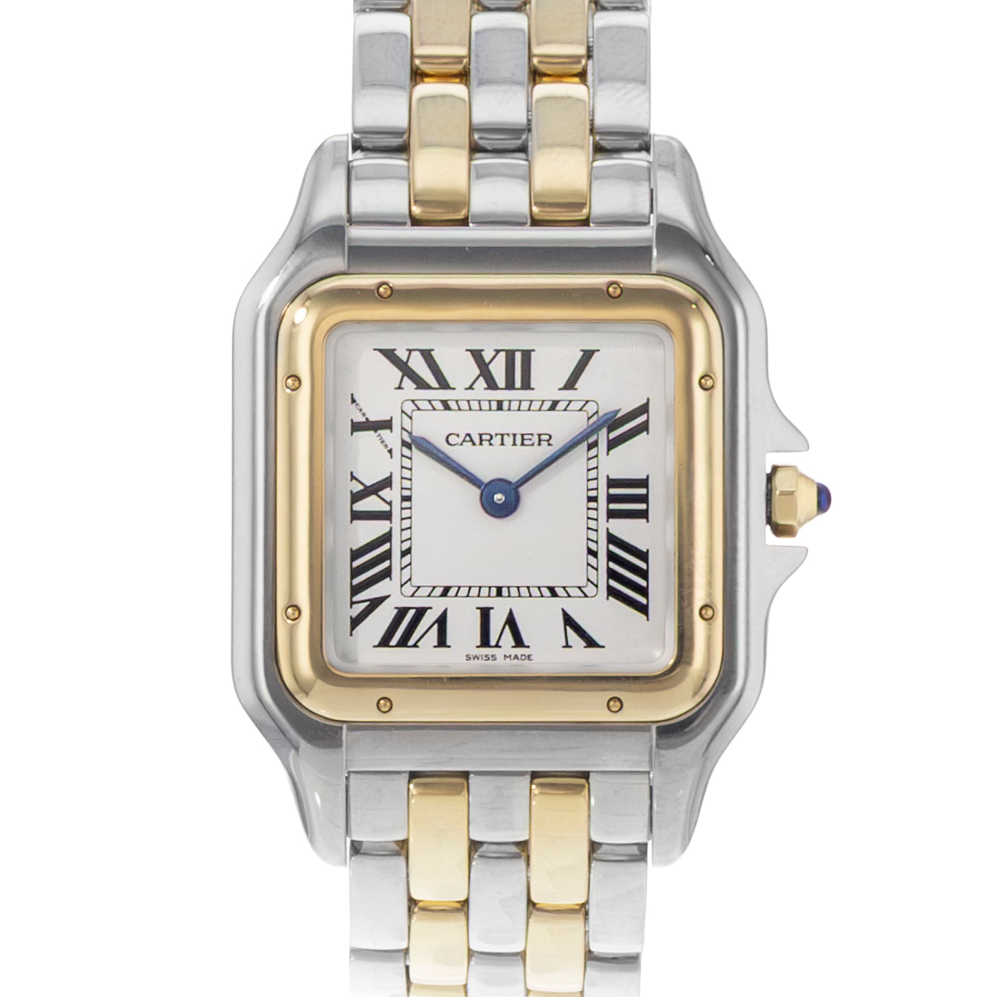 Cartier Panthere W2PN0007 4017 27mm Silver Steel Yellow Gold Ladies Watch 2021