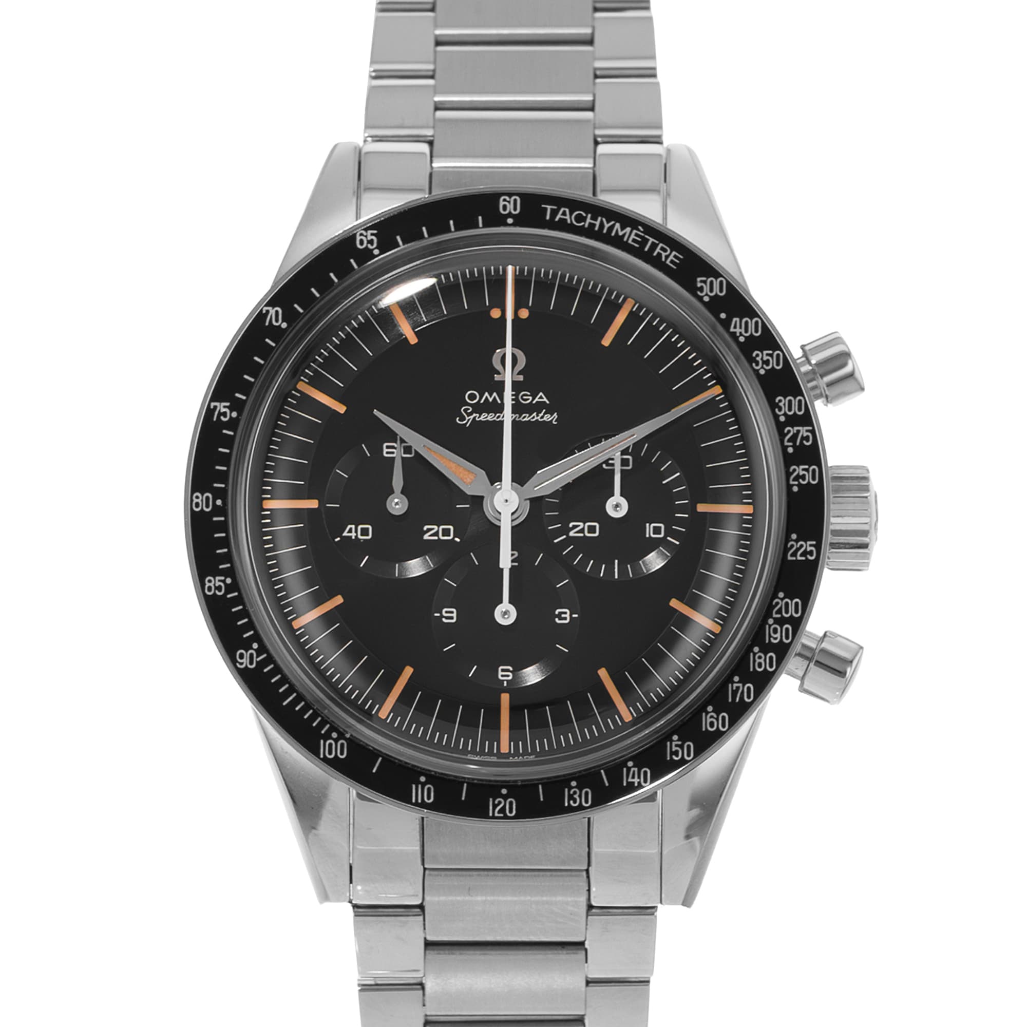 Omega Speedmaster 310.30.40.50.06.001 40mm In Space Black Steel Mens Watch 2024
