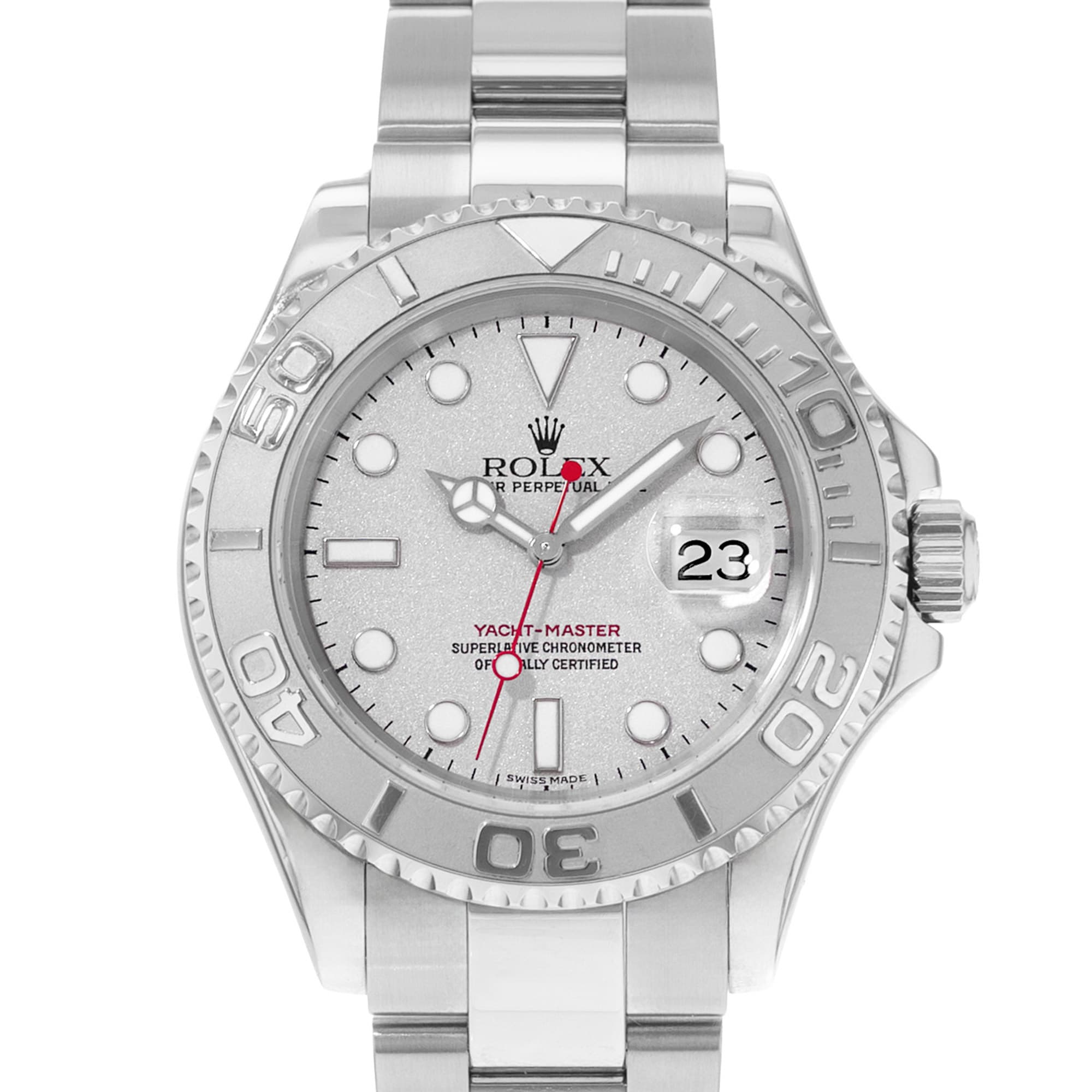 Rolex Yacht-Master 40 16622 Platinum Steel Oyster Automatic Mens Watch 2004