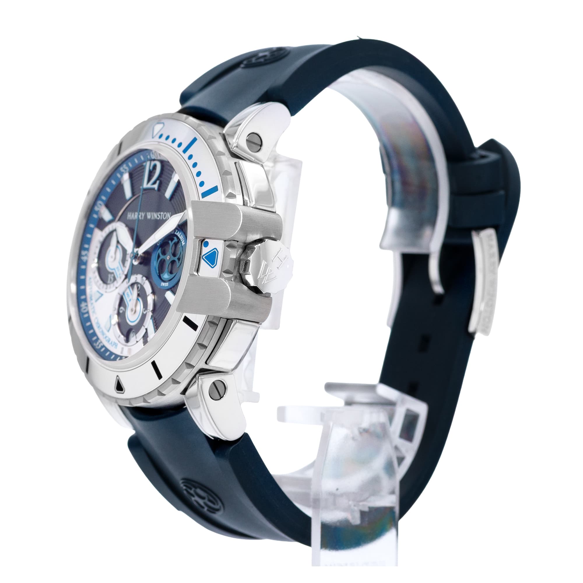 Harry Winston Project Z Ocean 410-MCA44WZ 44mm Diver 18k Gold Zalium Mens Watch
