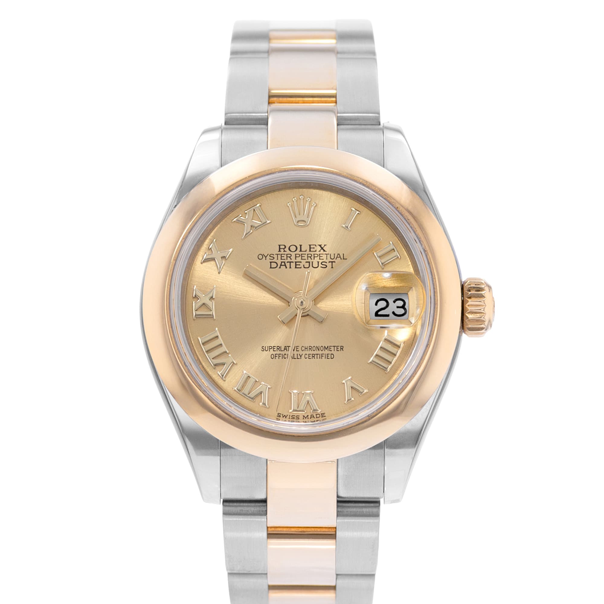 Rolex Datejust 28 279163 Champagne Dial Steel 18k Yellow Gold Ladies Watch 2020