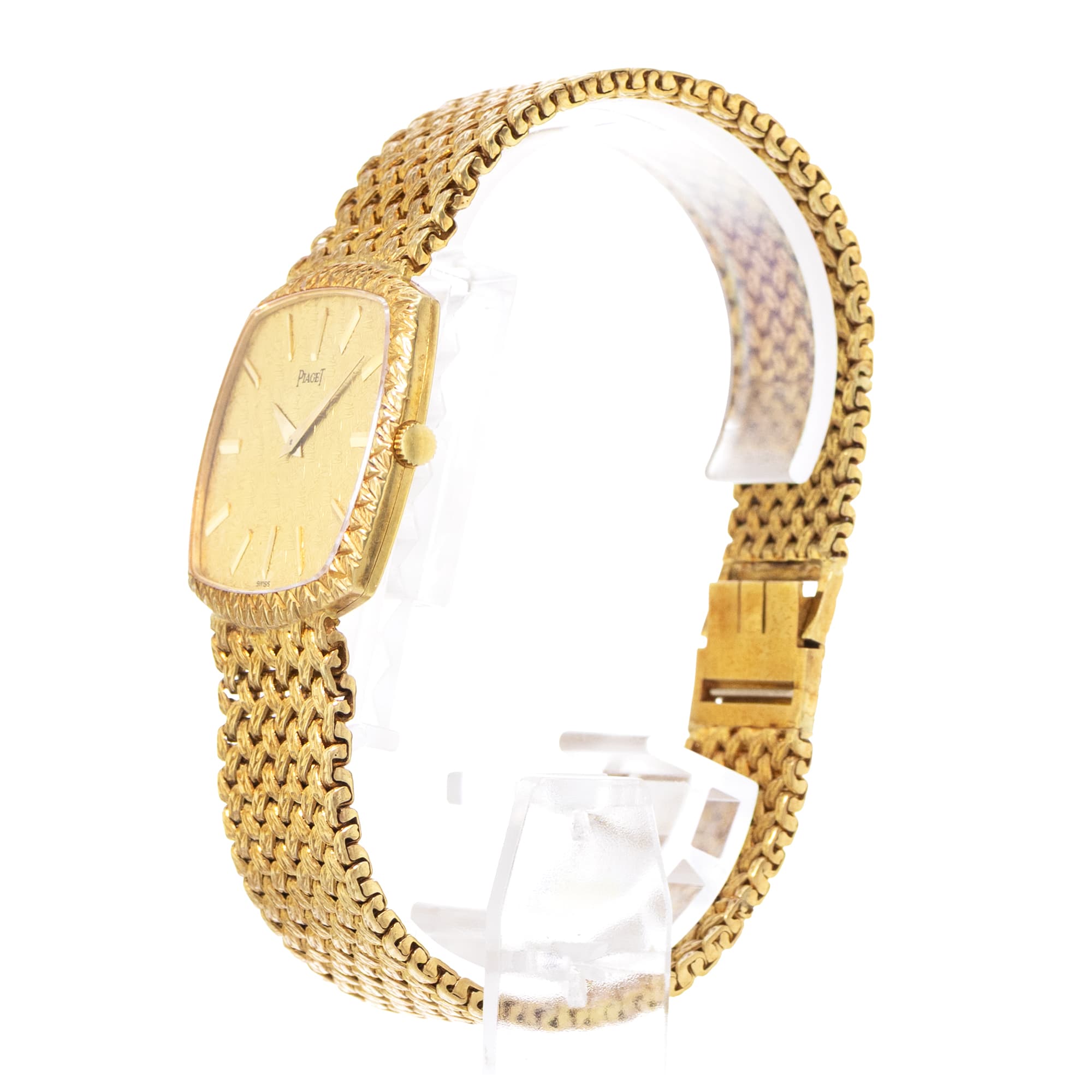 Piaget Dancer 9731D2 30mm Vintage Champagne Dial 18k Yellow Gold Mens Watch 1970