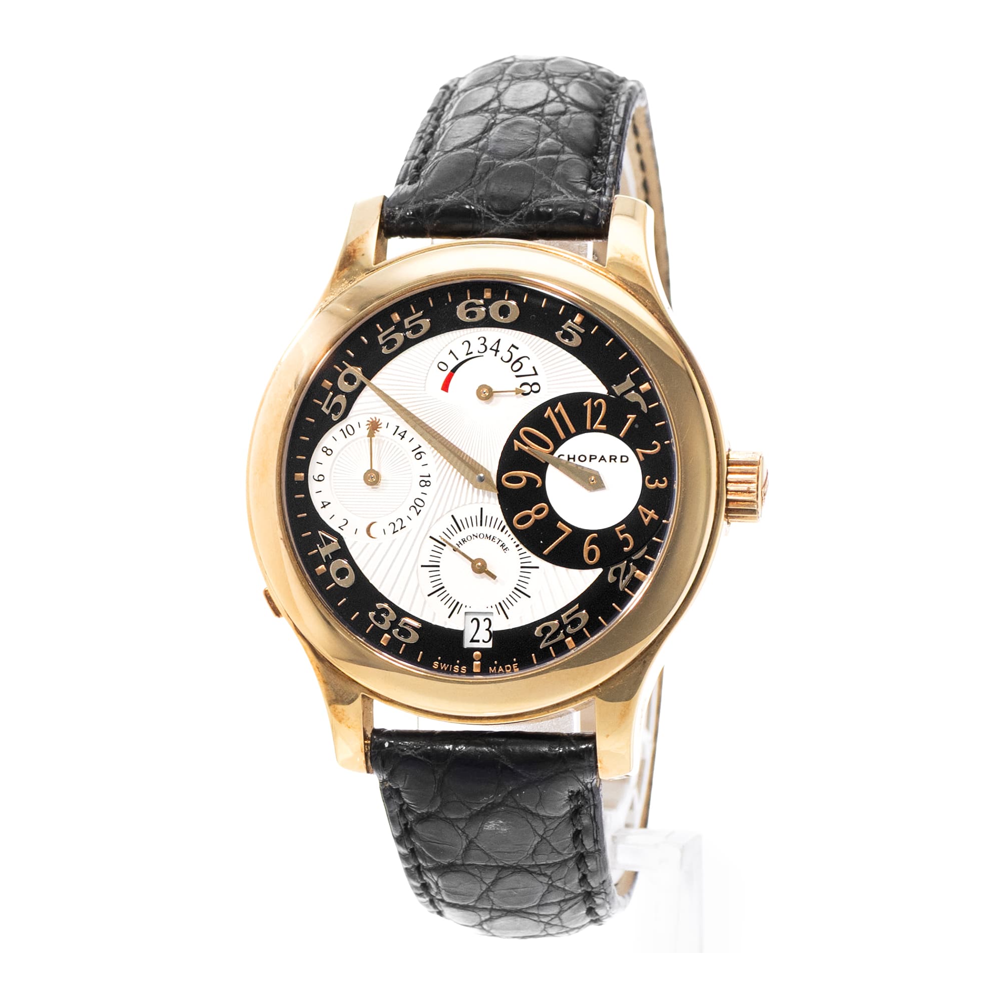 Chopard L.U.C Regulator 161874-5001 40mm 18k Yellow Gold Mens Watch Box Papers
