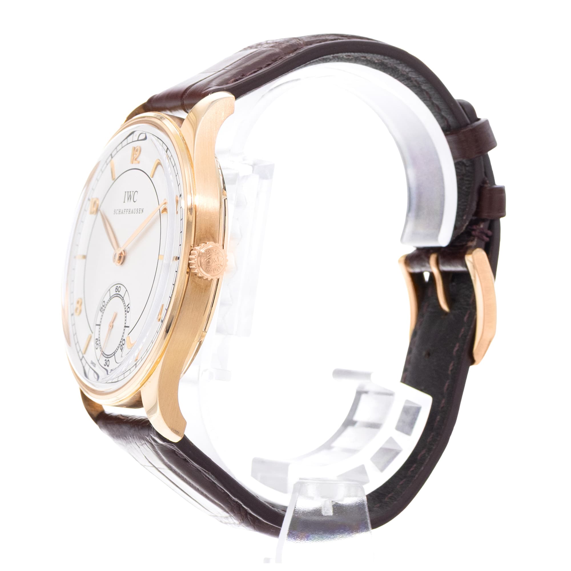 IWC Portuguese Hand-Wound IW544503 44mm Vintage 18k Rose Gold Mens Watch 2009