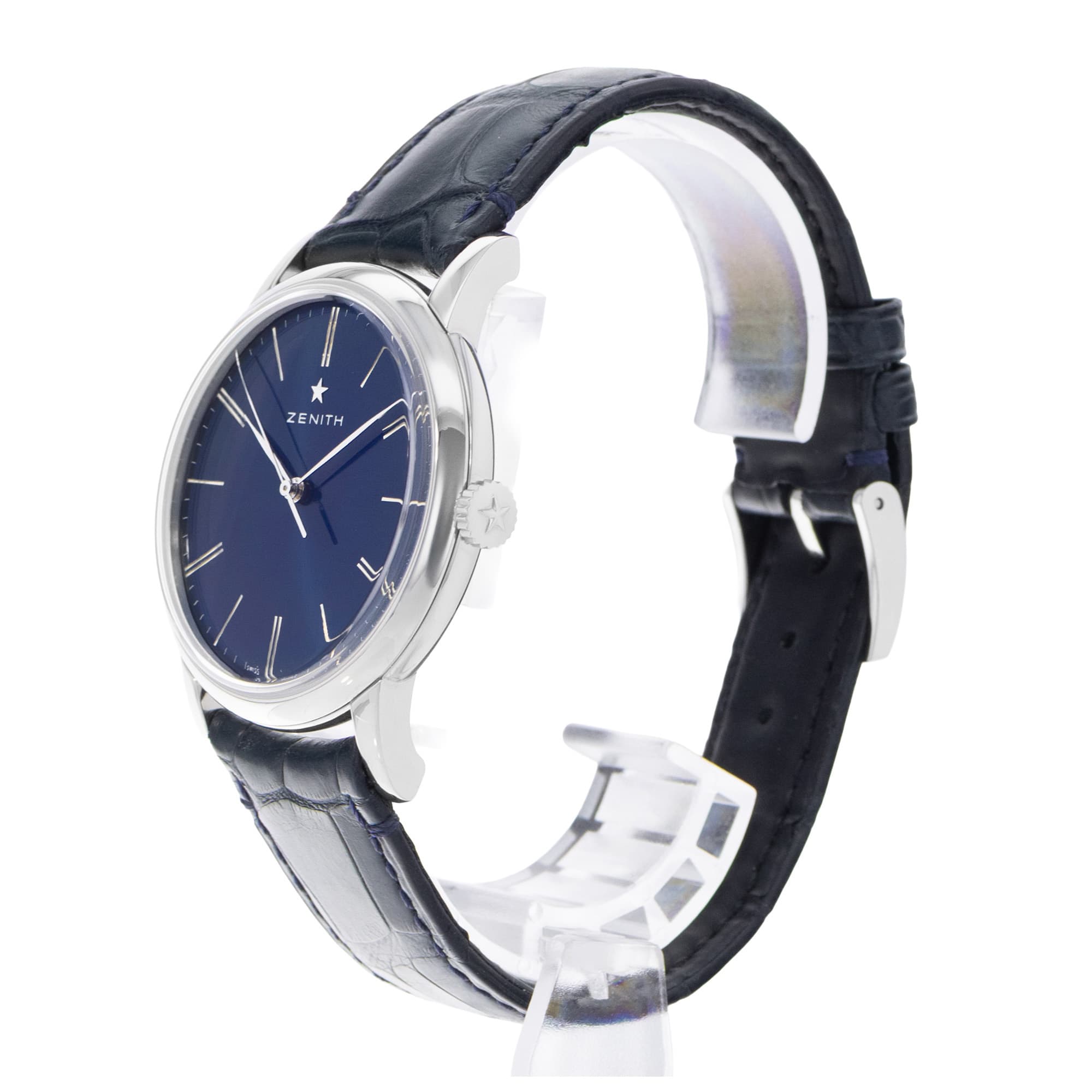 Zenith Elite 03.2290.679/51.C700 39mm Blue Dial Steel Mens Watch with Box 2018