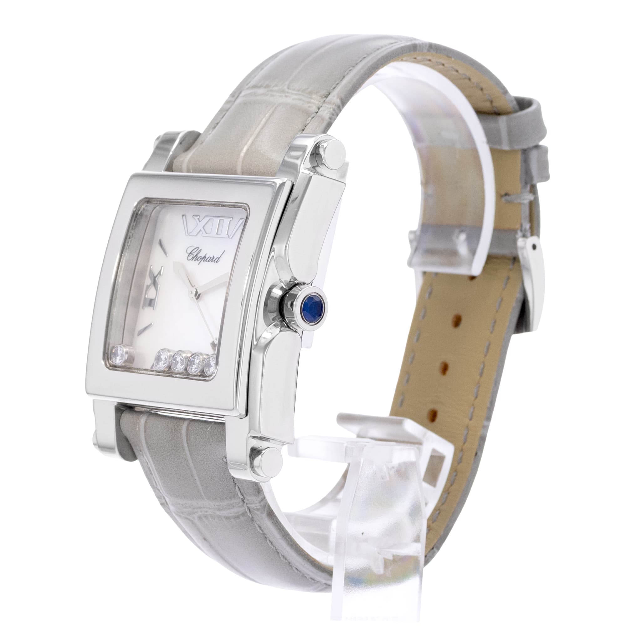 Chopard Happy Sport 28/8447 35mm MOP Roman Dial Steel Mens Watch