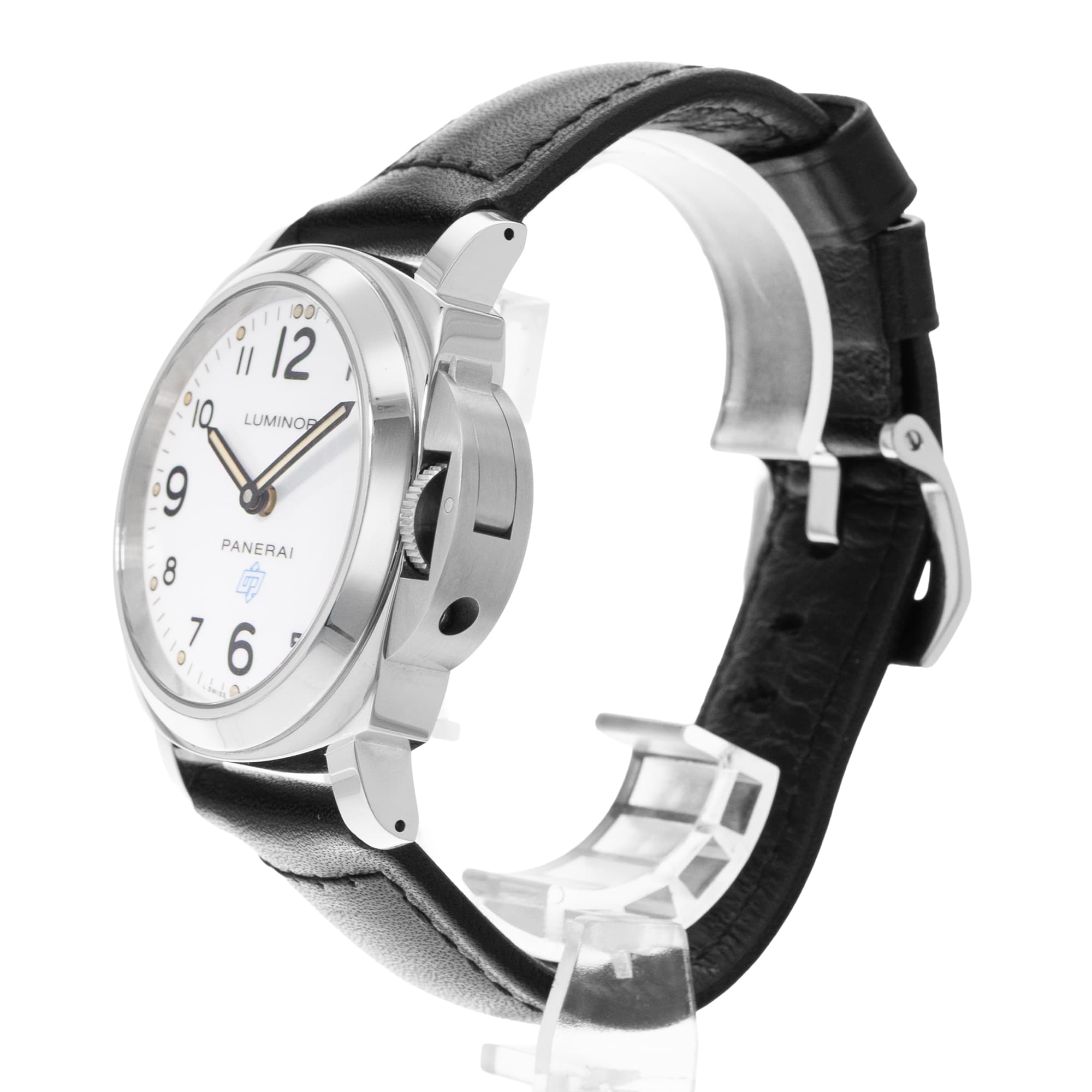 Panerai Luminor Base Logo PAM00630 44mm White Dial Steel Mens Watch Box