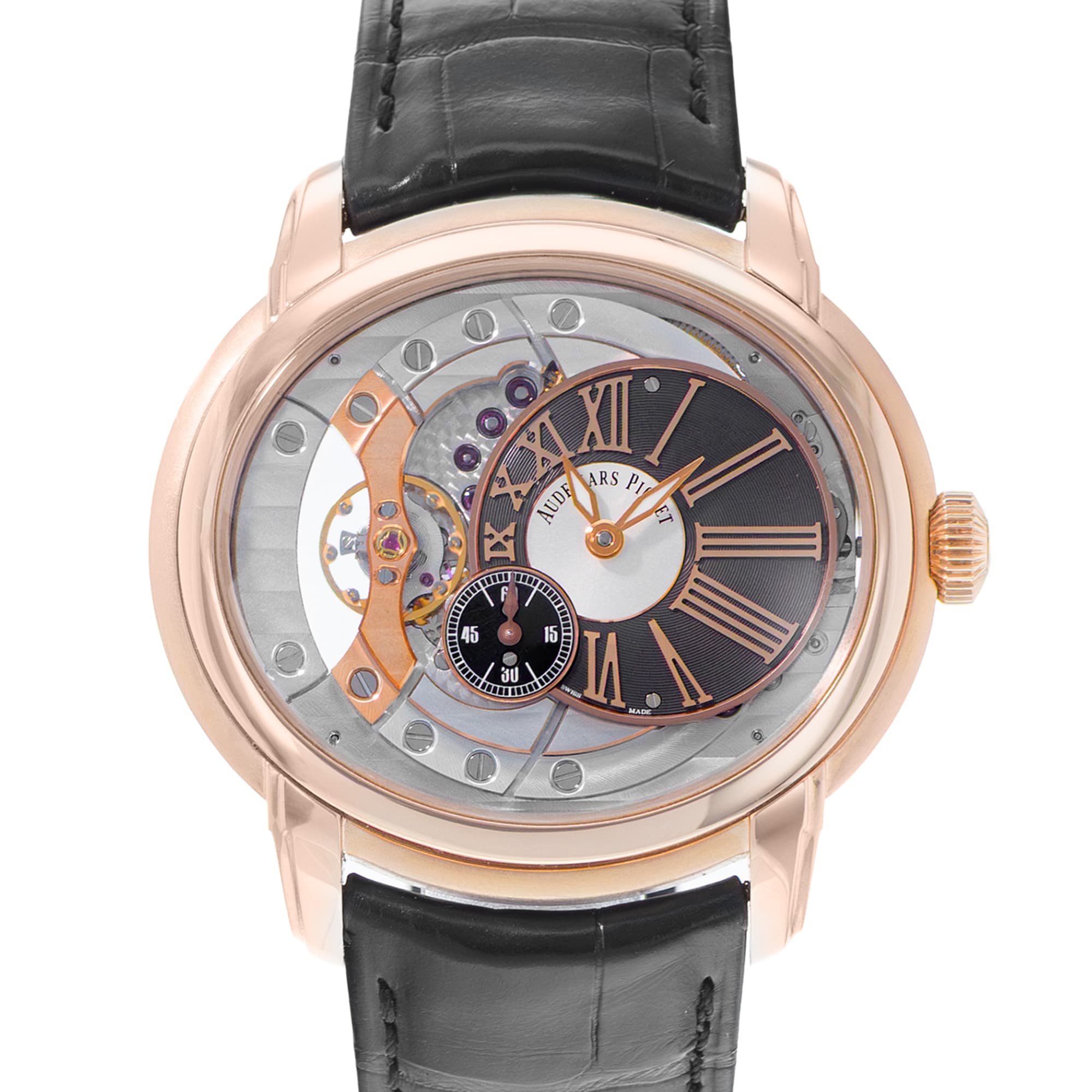 Audemars Piguet Millenary 4101 15350OR.OO.D093CR.01 47mm Skeleton 18k Rose Gold