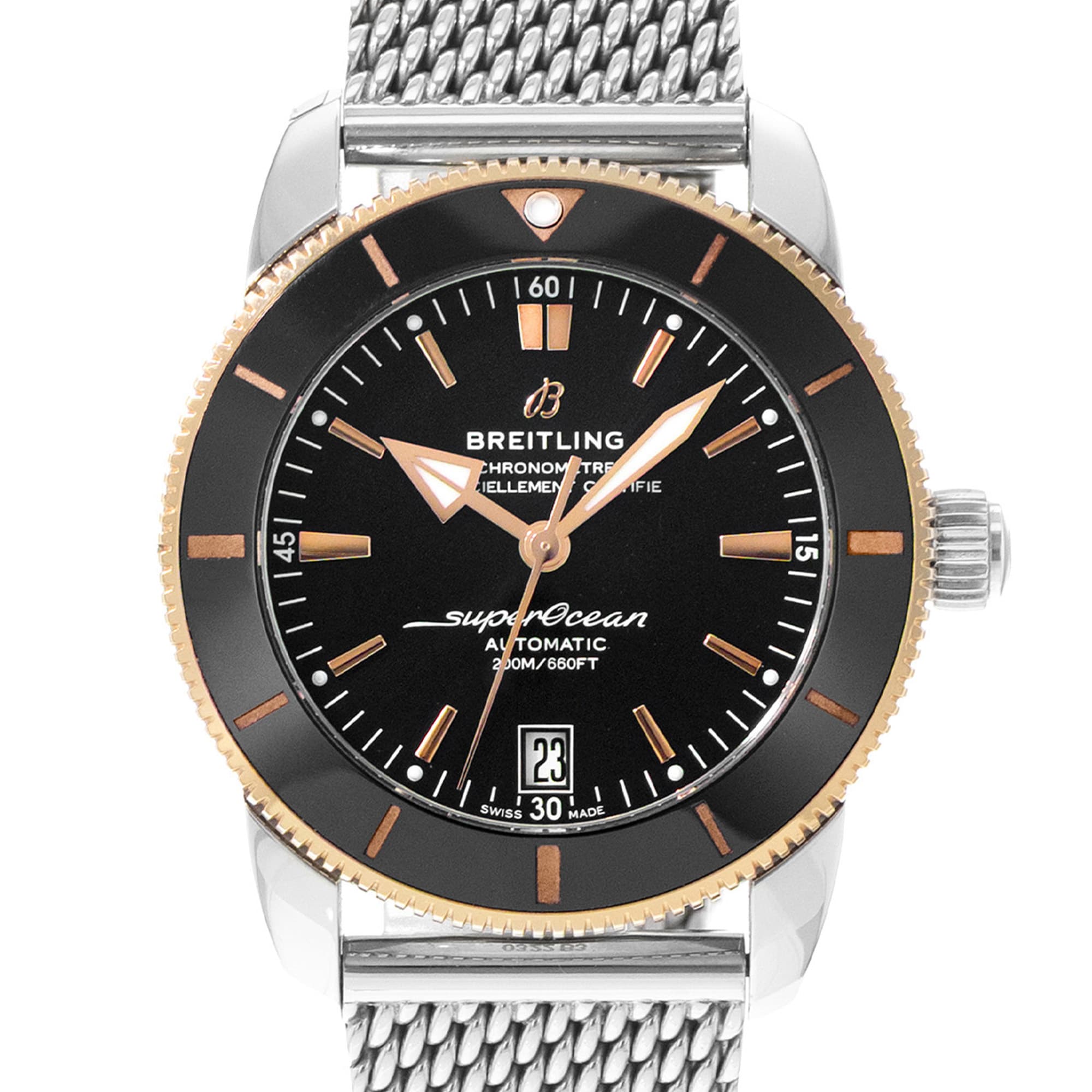Breitling Superocean Heritage 42 UB2010121B1A1 40mm Steel 18k Red Gold Watch