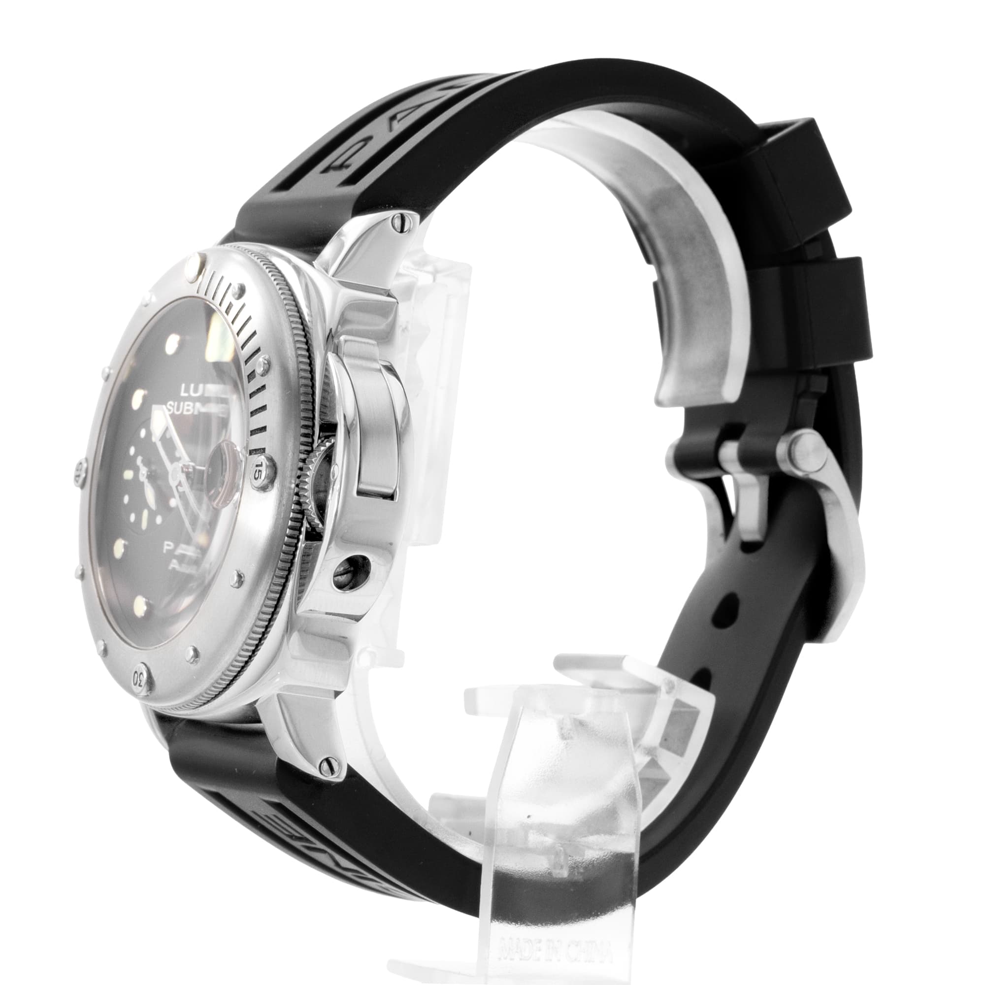 Panerai Luminor Submersible PAM00024 44mm Black Dial Steel Automatic Mens Watch