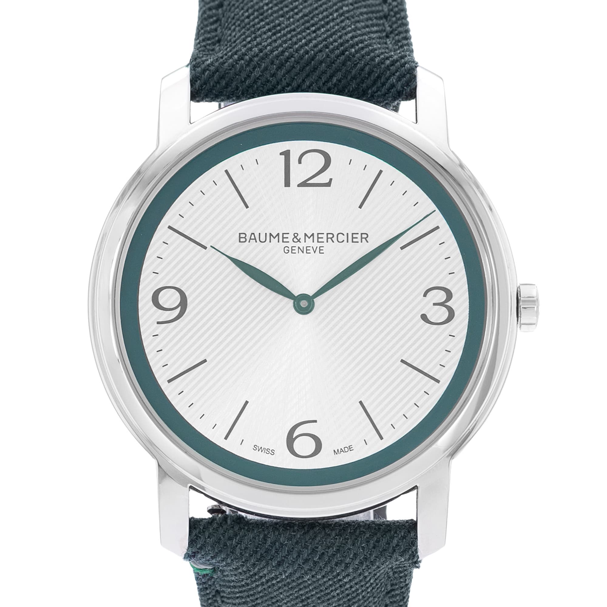 Baume & Mercier Classima M0A10705 42mm Silver Dial Steel Mens Watch Box Card