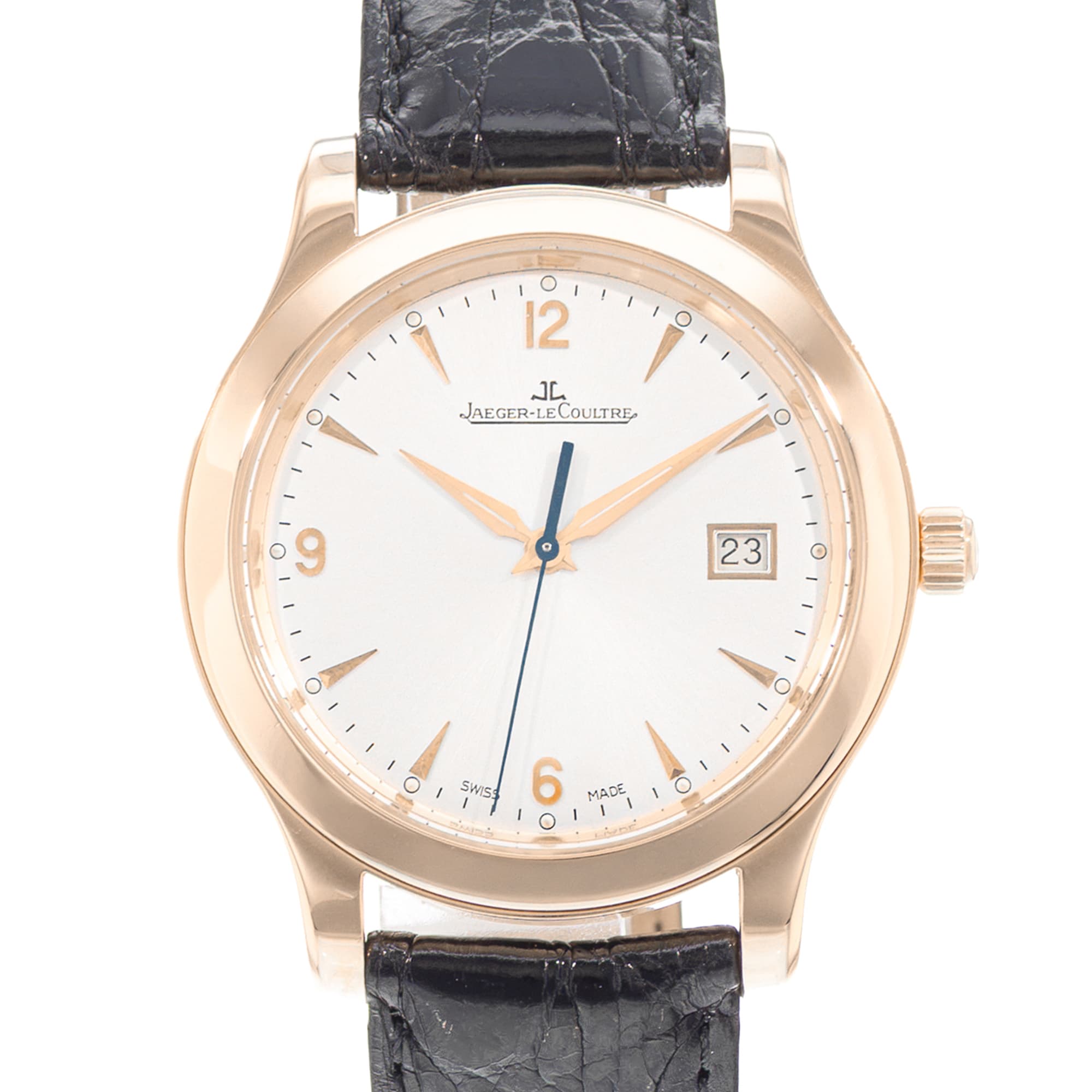 Jaeger-LeCoultre Master control Q1392420 40mm Rose Gold Leather Mens Watch