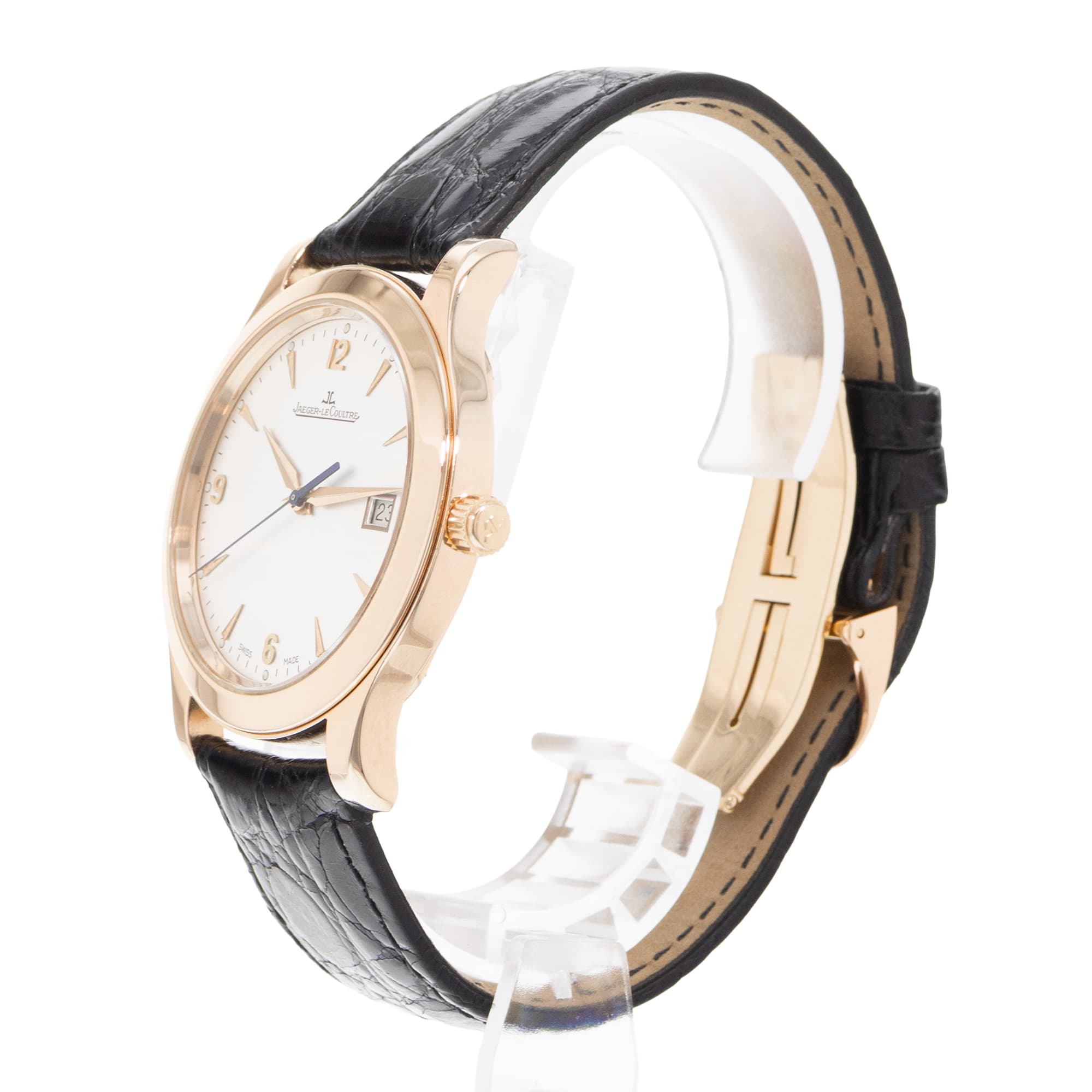 Jaeger-LeCoultre Master control Q1392420 40mm Rose Gold Leather Mens Watch