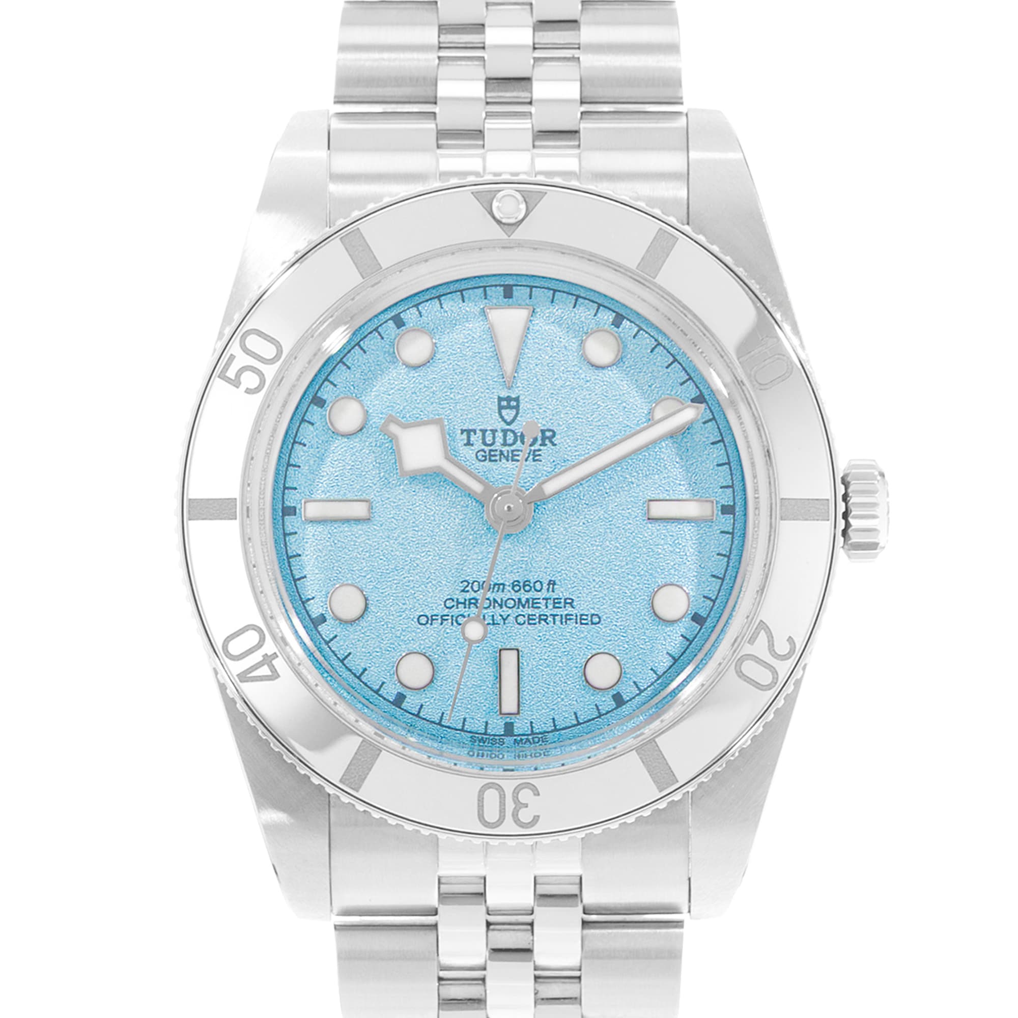 Tudor Black Bay 54 79000 37mm Lagoon Blue Steel Mens Watch Box Card 2025