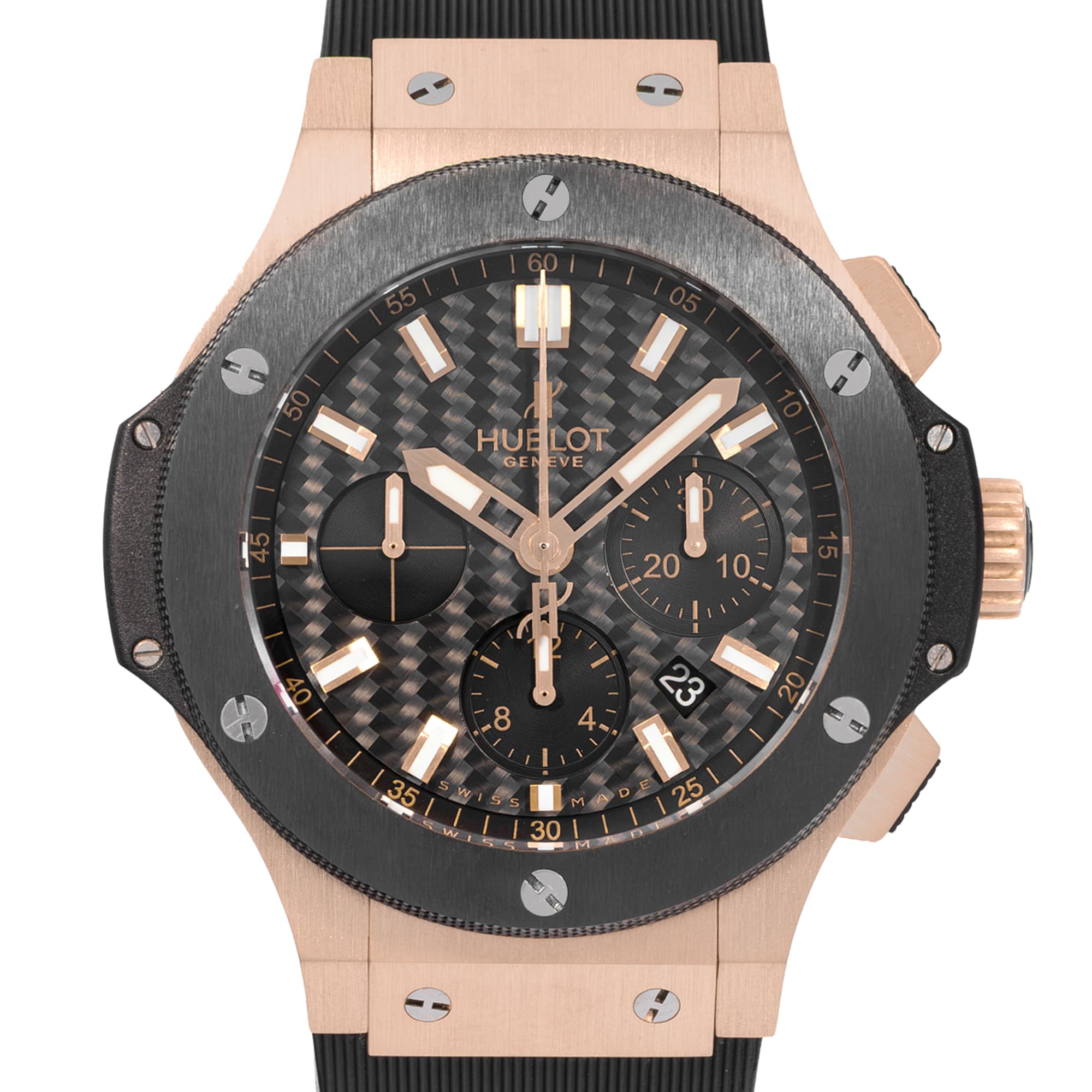 Hublot Big Bang 301.PM.1780.RX 44mm Black Dial Rose Gold Mens Watch