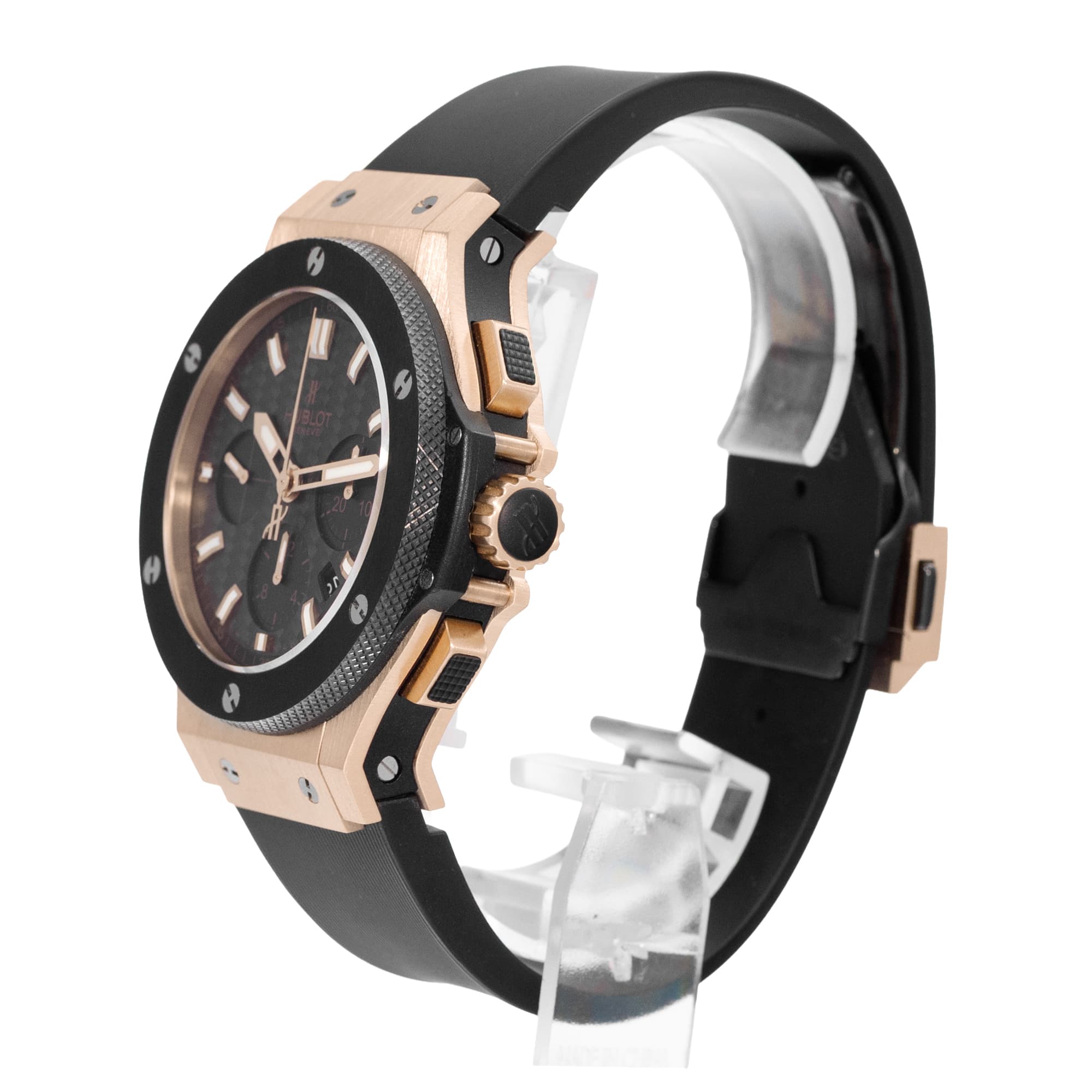 Hublot Big Bang 301.PM.1780.RX 44mm Black Dial Rose Gold Mens Watch