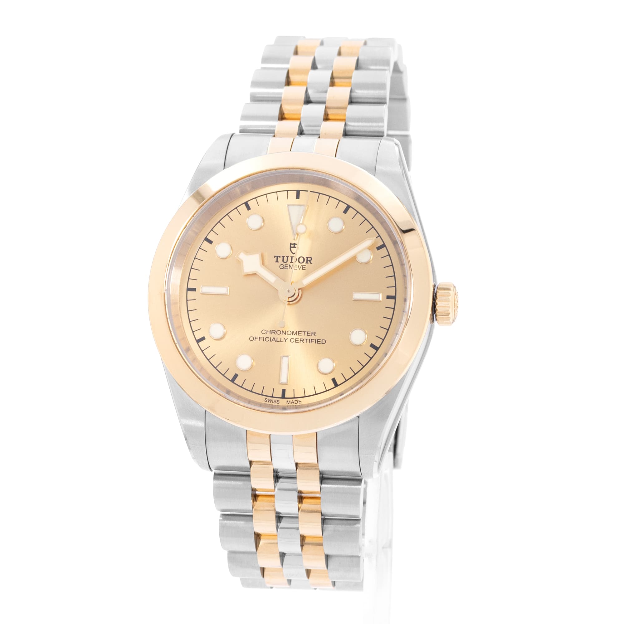 Tudor Black Bay 79683 41mm Champagne Dial Steel Yellow Gold Box Card