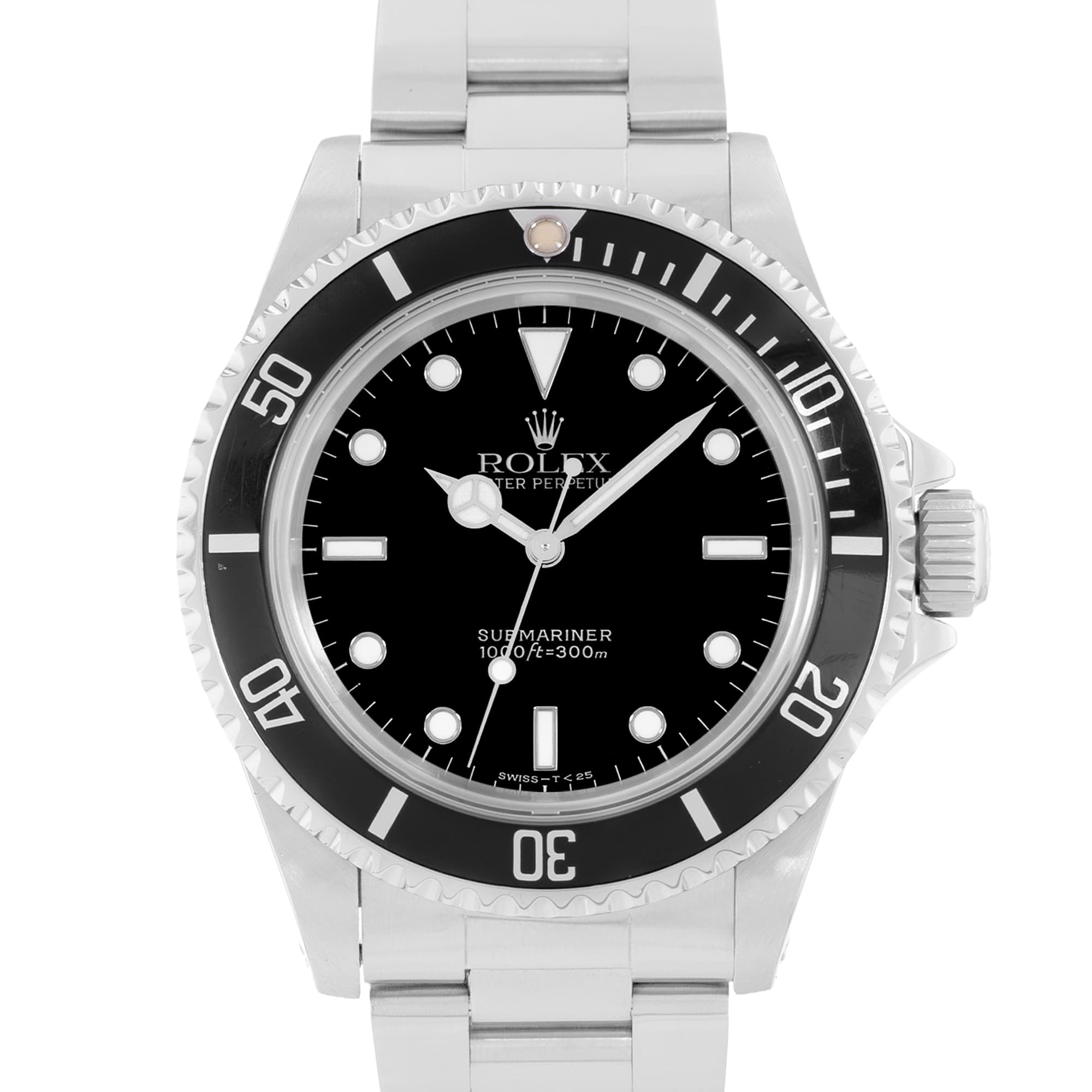 Rolex Submariner No Date 14060 40mm Black Dial Steel Automatic Mens Watch