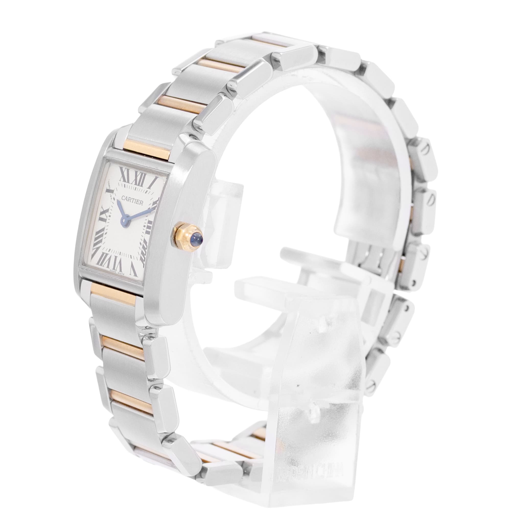 Cartier Tank Francaise W51007Q4 2384 20mm Small Steel Yellow Gold Ladies Watch