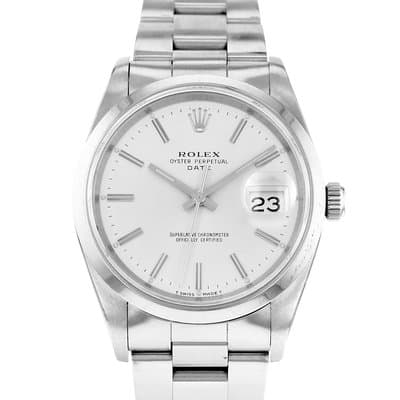 Rolex Date 15200 34mm Steel Watch